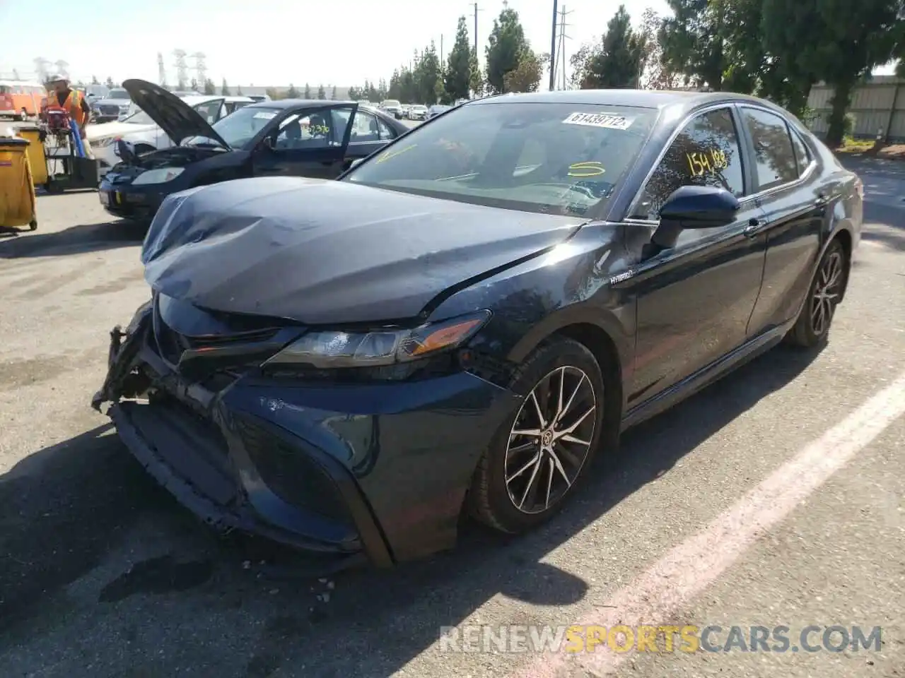 2 Photograph of a damaged car 4T1G31AK2MU547521 TOYOTA CAMRY 2021