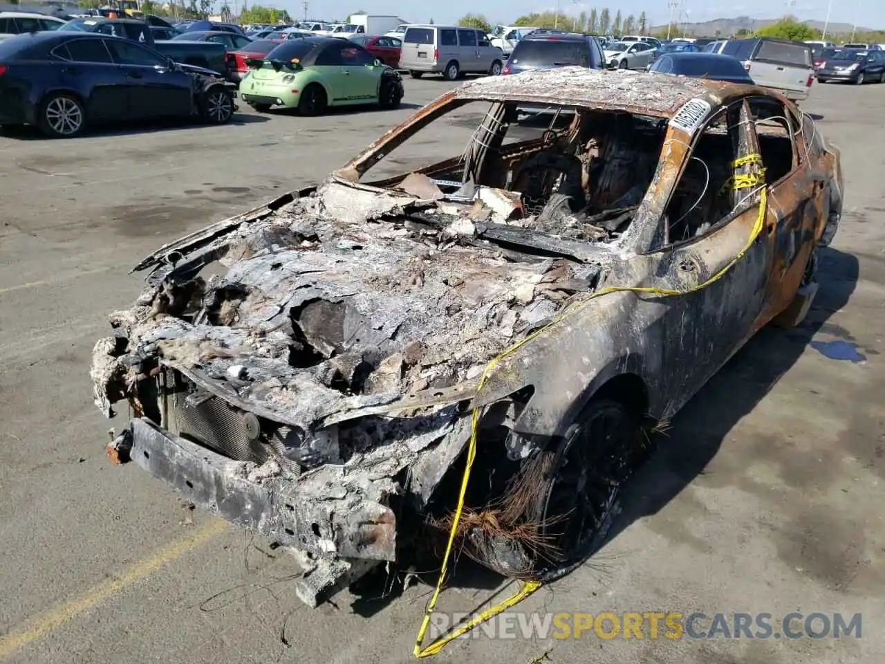 2 Photograph of a damaged car 4T1G31AK2MU555506 TOYOTA CAMRY 2021