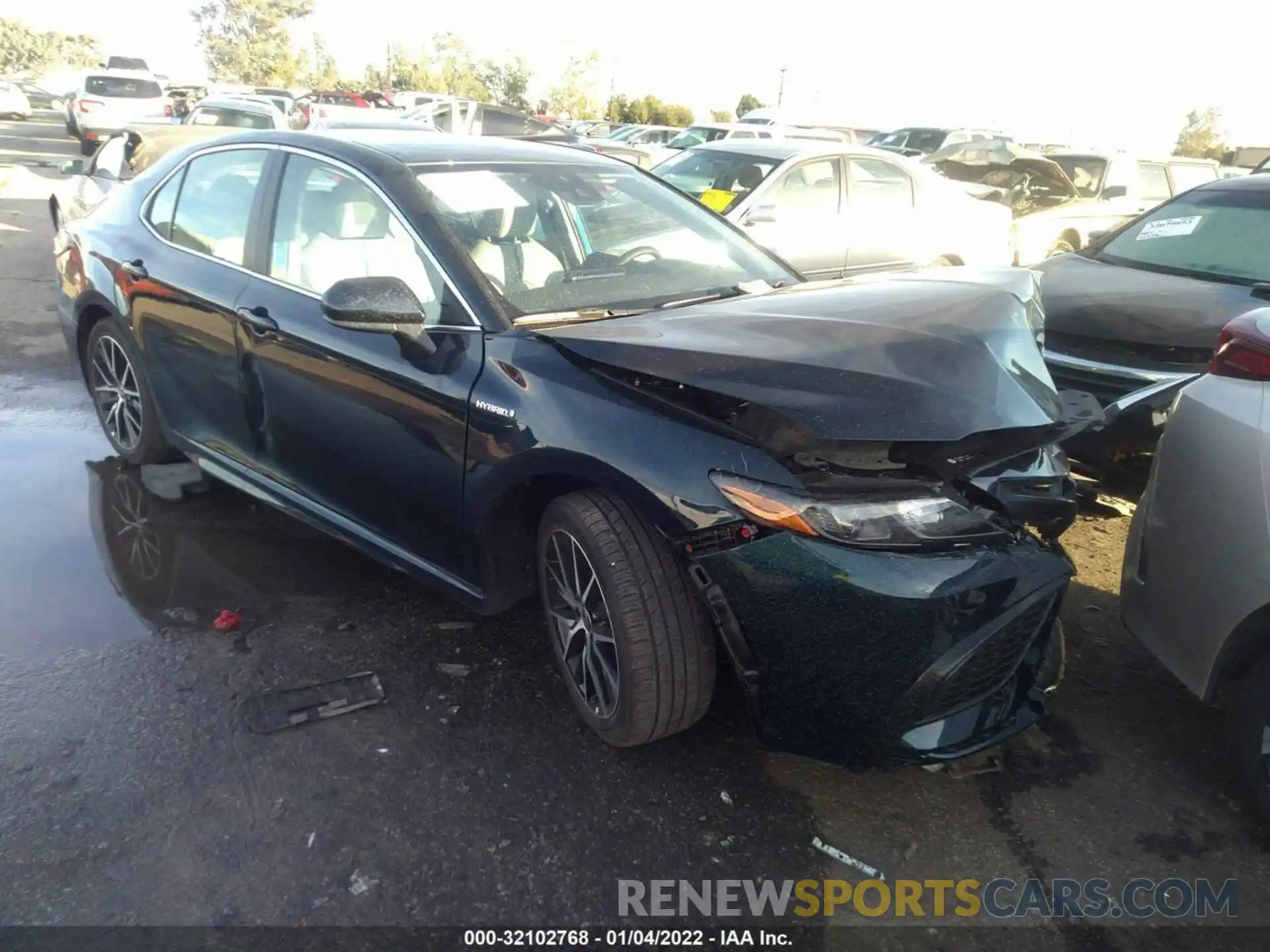 1 Photograph of a damaged car 4T1G31AK2MU562603 TOYOTA CAMRY 2021