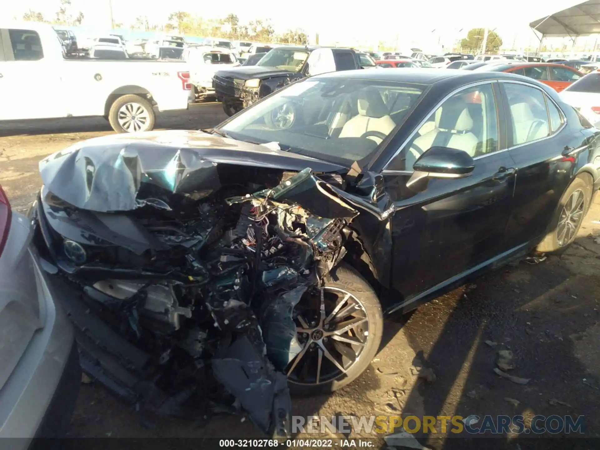 2 Photograph of a damaged car 4T1G31AK2MU562603 TOYOTA CAMRY 2021