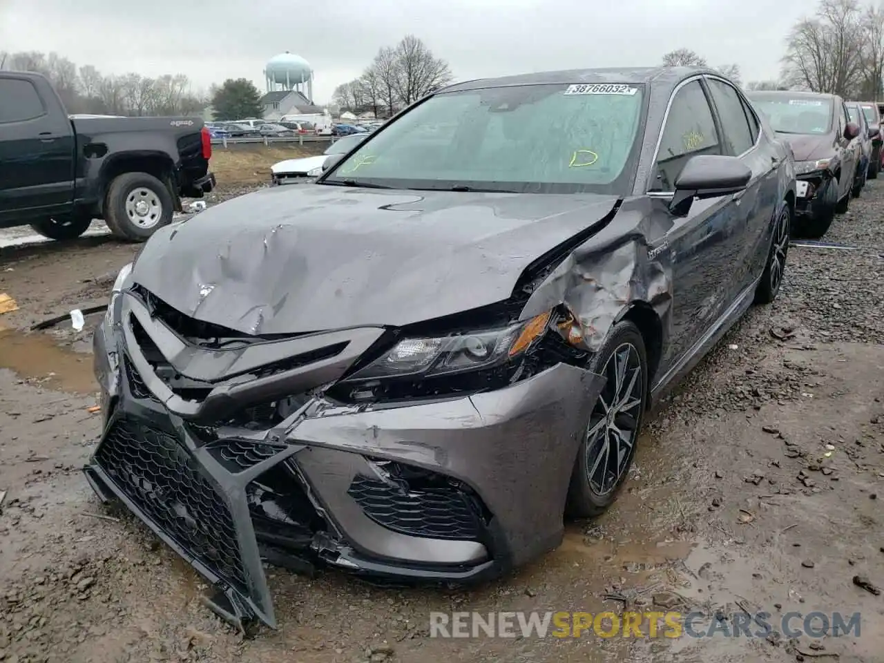 2 Photograph of a damaged car 4T1G31AK2MU563671 TOYOTA CAMRY 2021