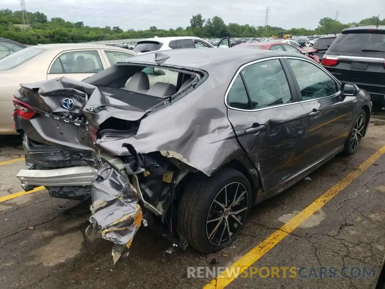 4 Photograph of a damaged car 4T1G31AK2MU564979 TOYOTA CAMRY 2021