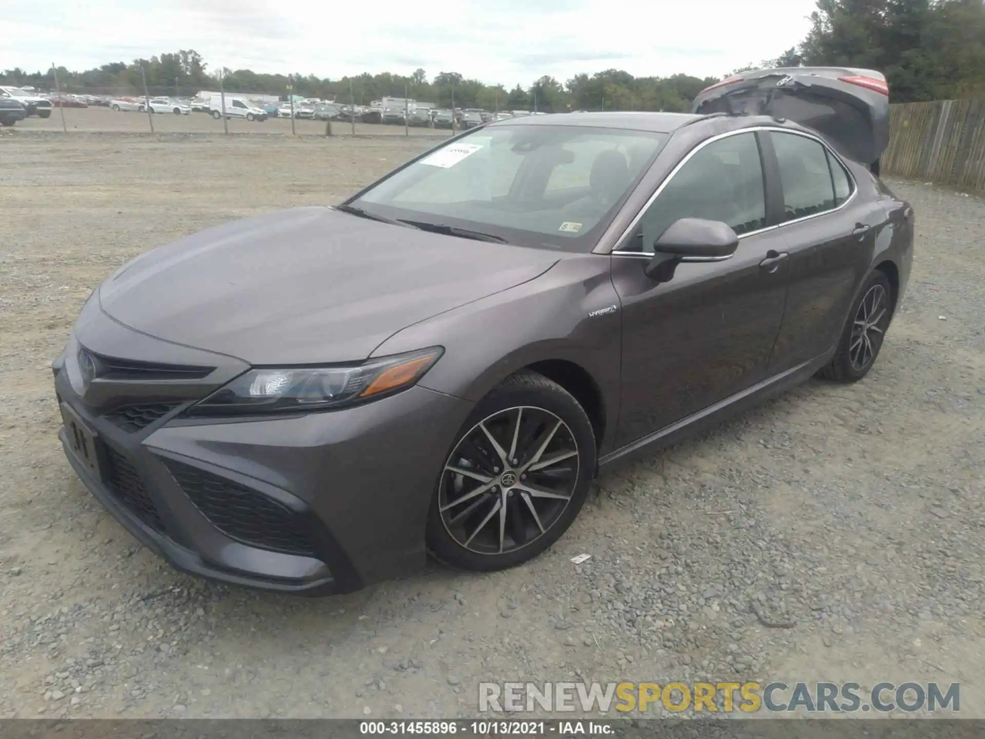 2 Photograph of a damaged car 4T1G31AK3MU027845 TOYOTA CAMRY 2021