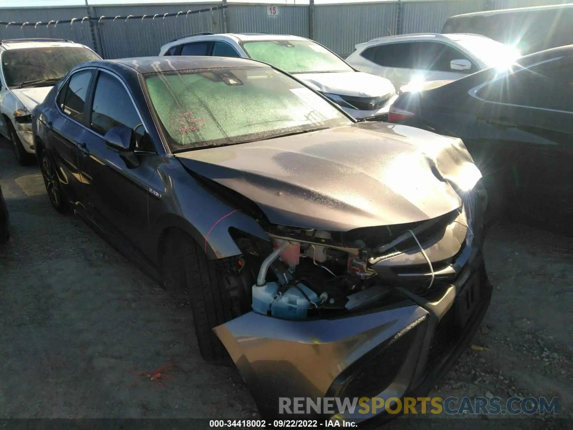 1 Photograph of a damaged car 4T1G31AK3MU565025 TOYOTA CAMRY 2021