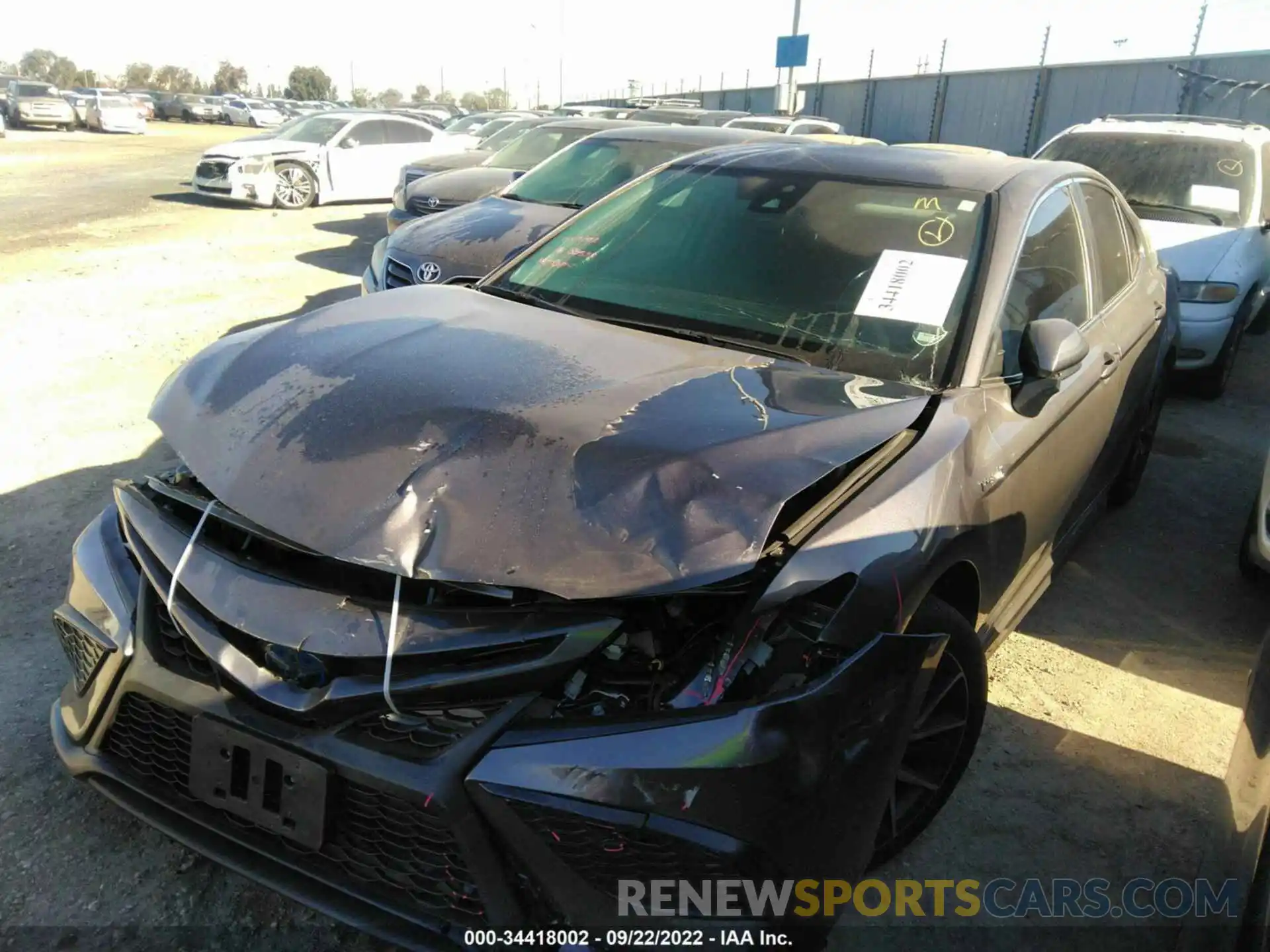 2 Photograph of a damaged car 4T1G31AK3MU565025 TOYOTA CAMRY 2021