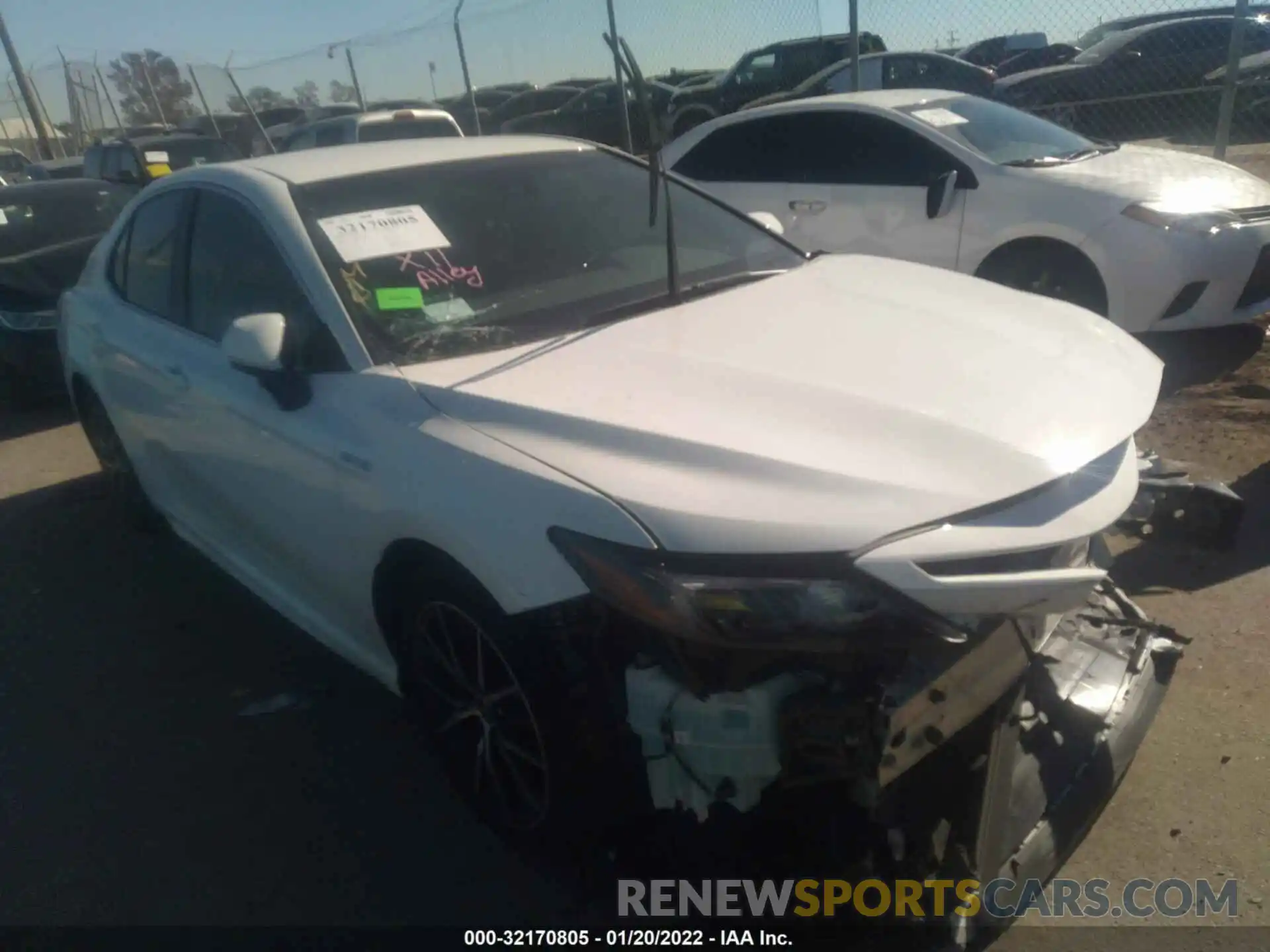 1 Photograph of a damaged car 4T1G31AK4MU024730 TOYOTA CAMRY 2021