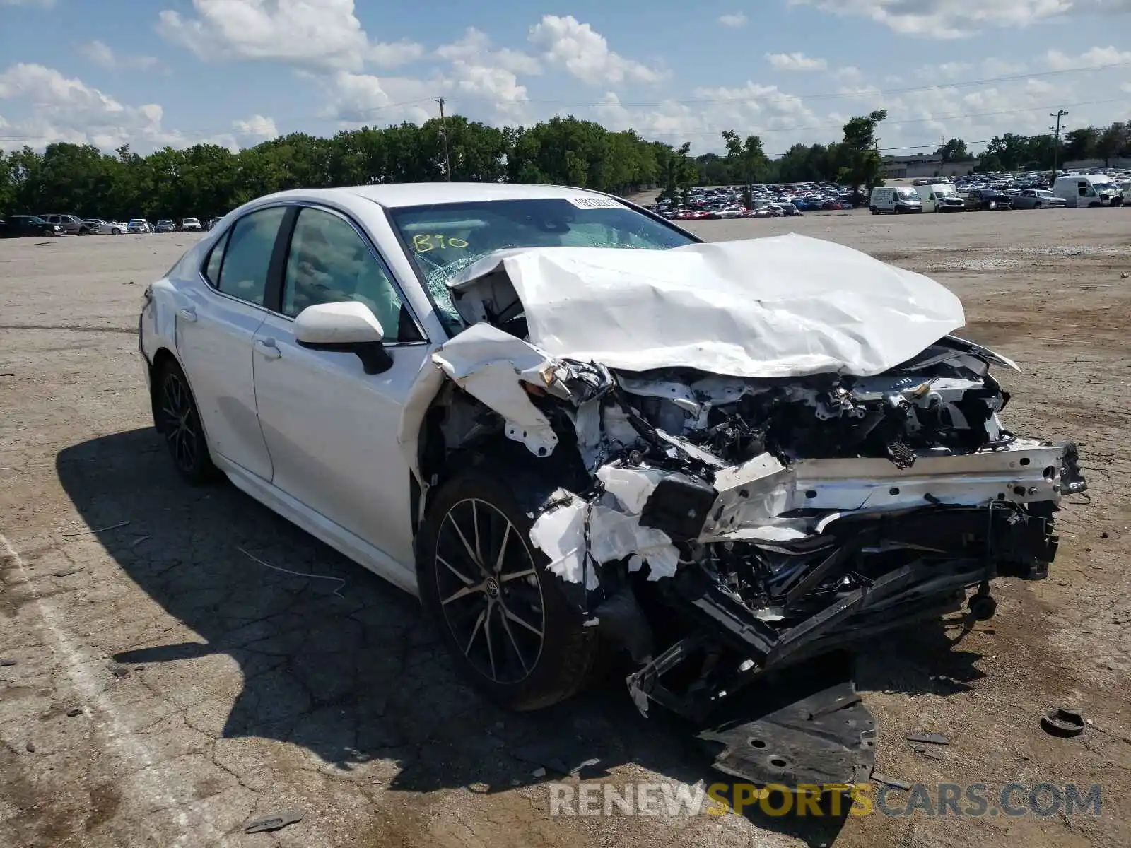 1 Photograph of a damaged car 4T1G31AK4MU554907 TOYOTA CAMRY 2021