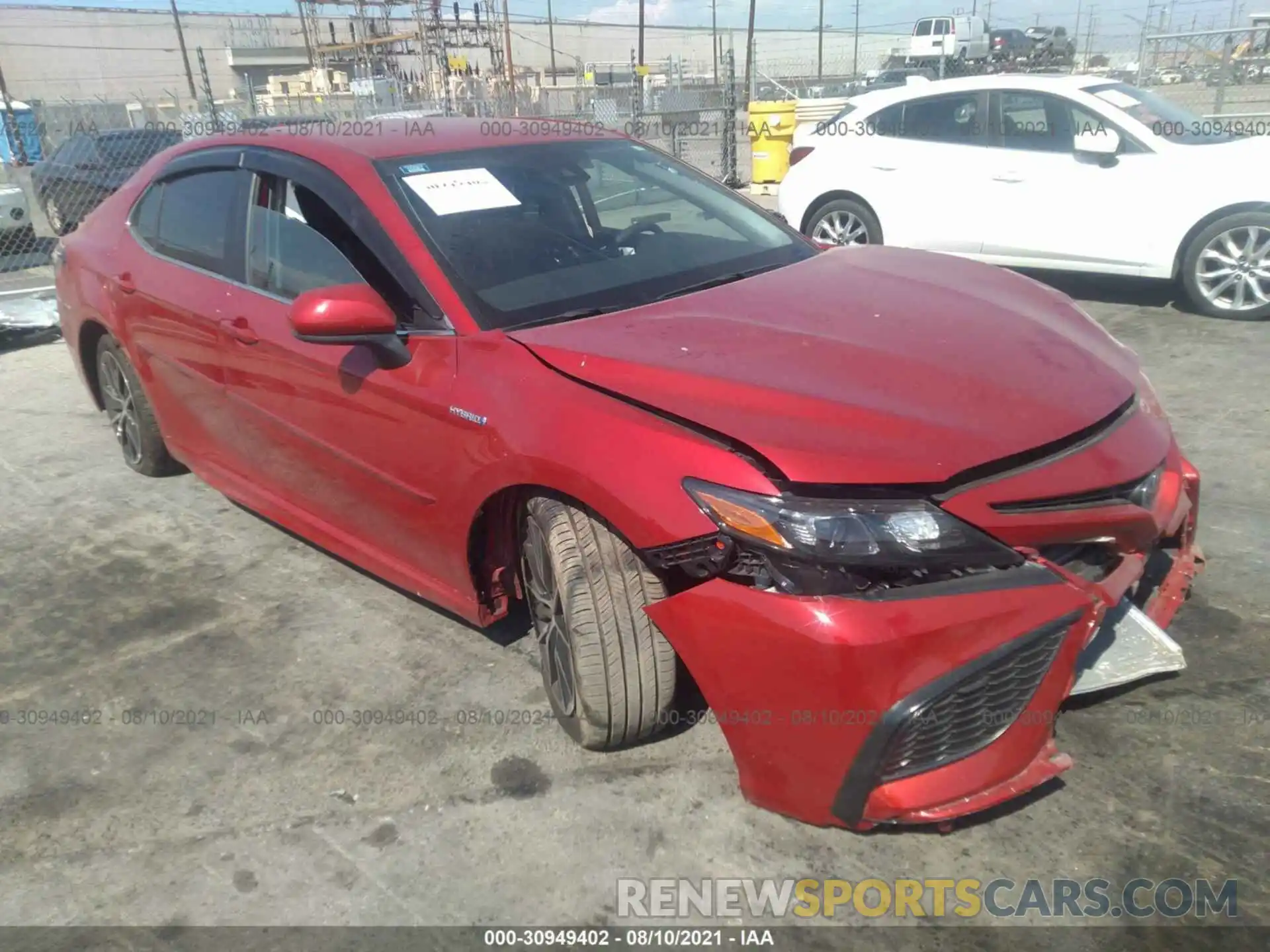 1 Photograph of a damaged car 4T1G31AK5MU020234 TOYOTA CAMRY 2021