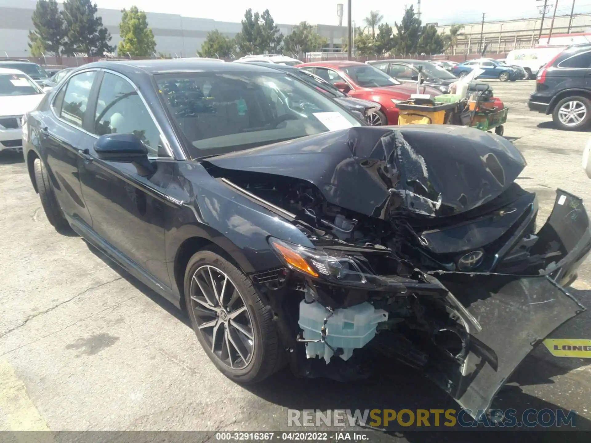 1 Photograph of a damaged car 4T1G31AK5MU031301 TOYOTA CAMRY 2021