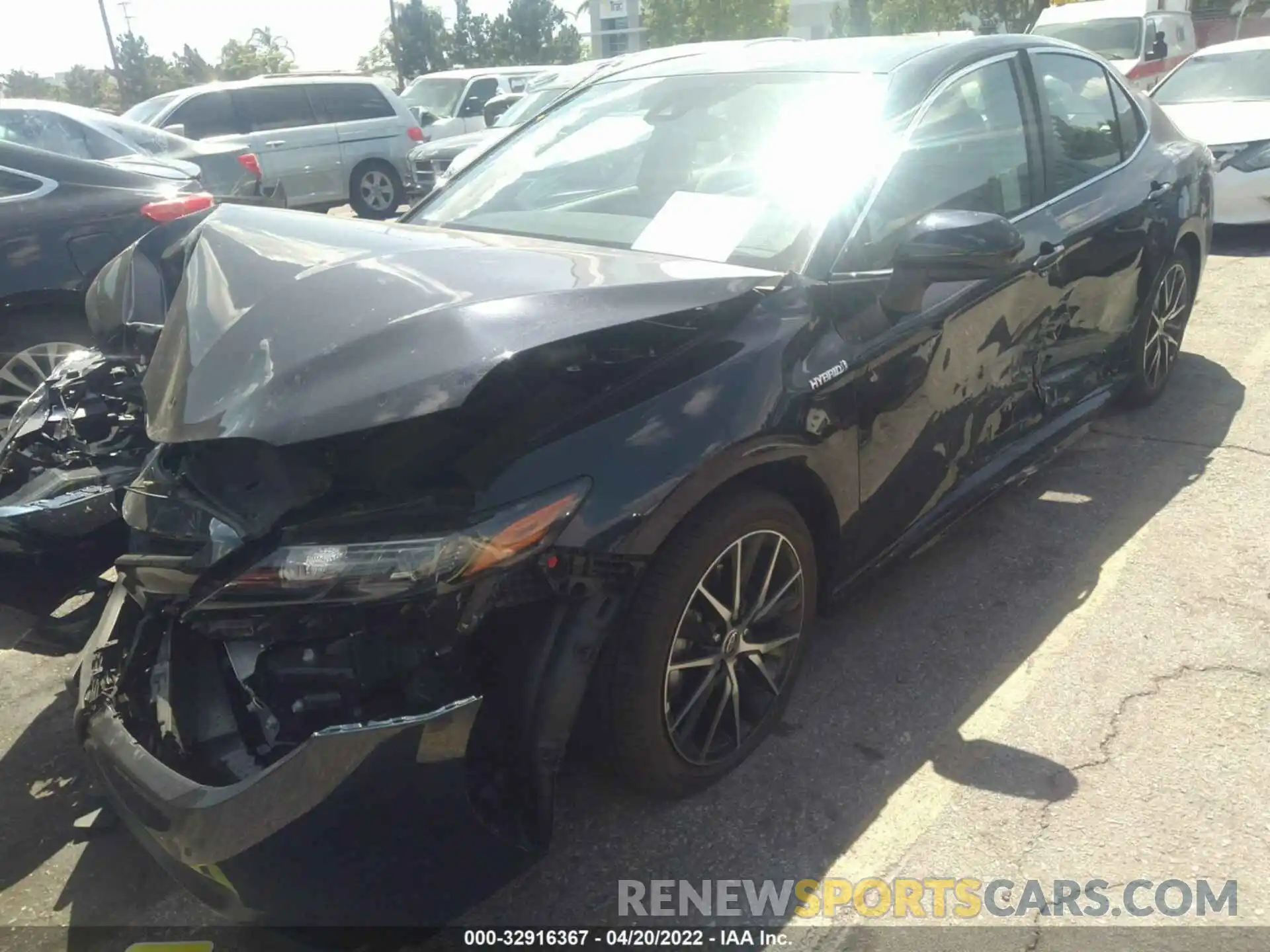 2 Photograph of a damaged car 4T1G31AK5MU031301 TOYOTA CAMRY 2021