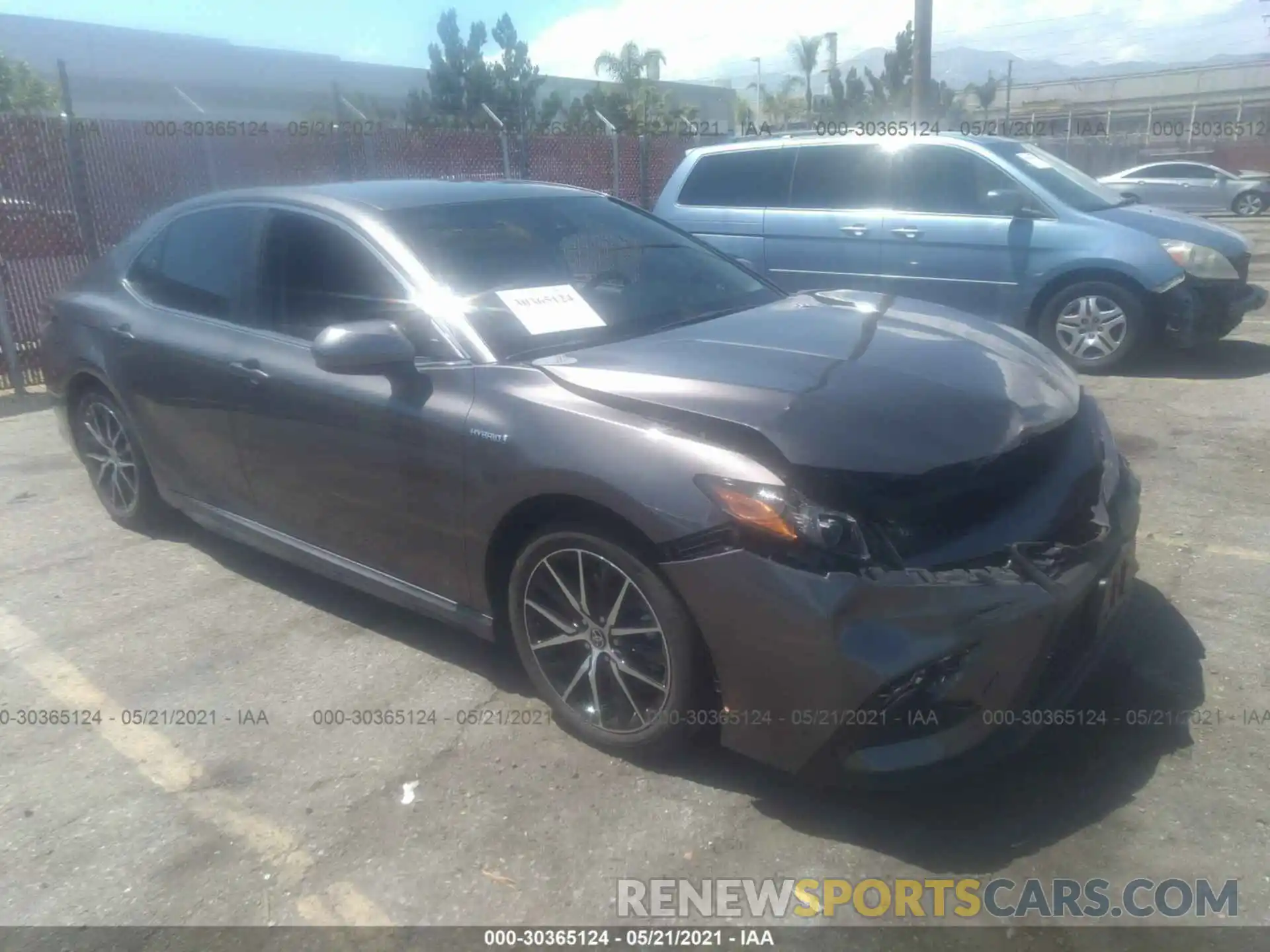 1 Photograph of a damaged car 4T1G31AK5MU552194 TOYOTA CAMRY 2021