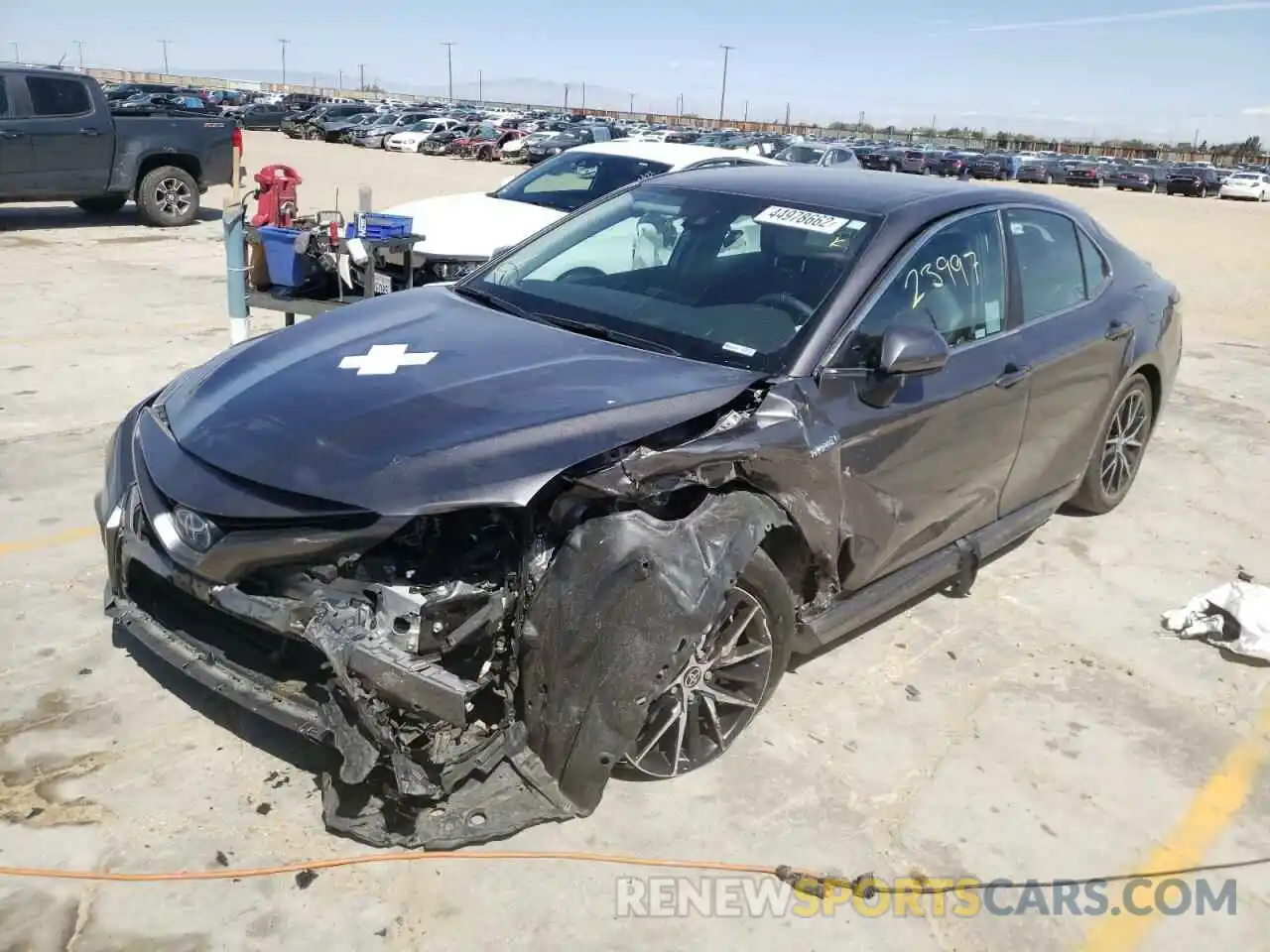 2 Photograph of a damaged car 4T1G31AK5MU556035 TOYOTA CAMRY 2021