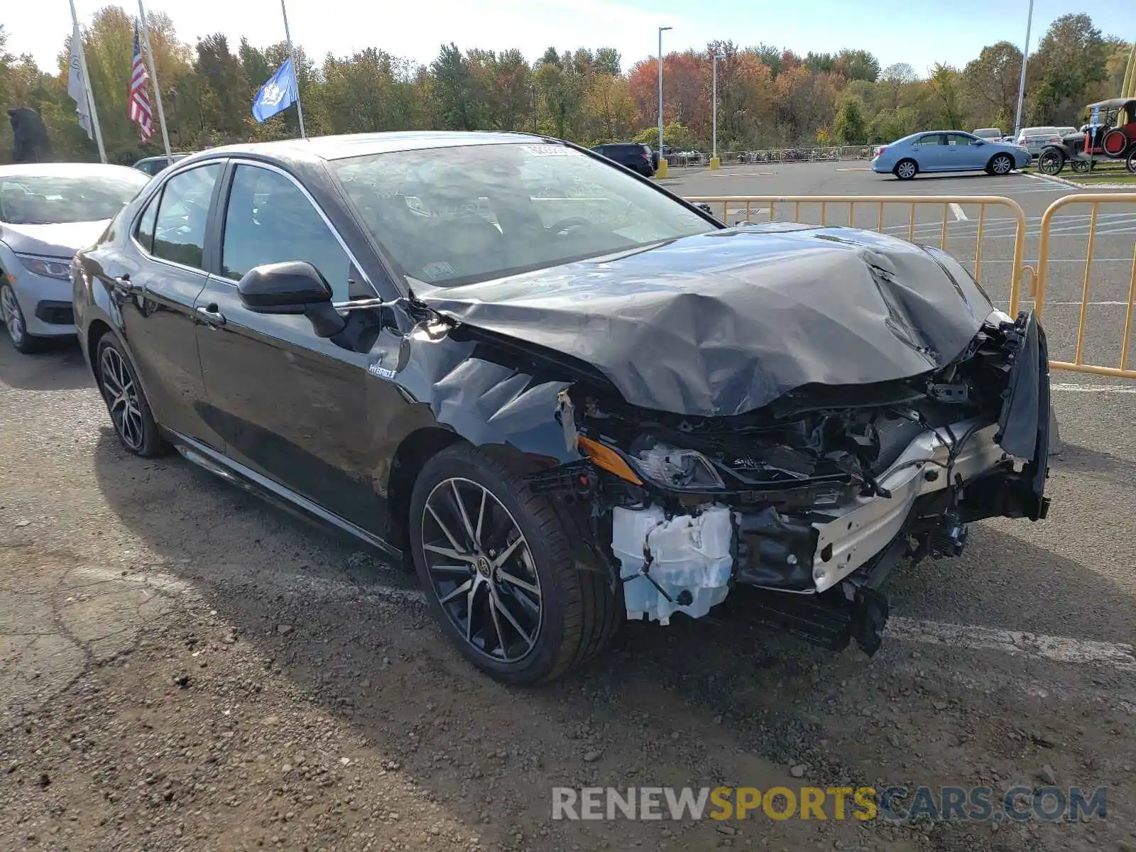 1 Photograph of a damaged car 4T1G31AK5MU557234 TOYOTA CAMRY 2021