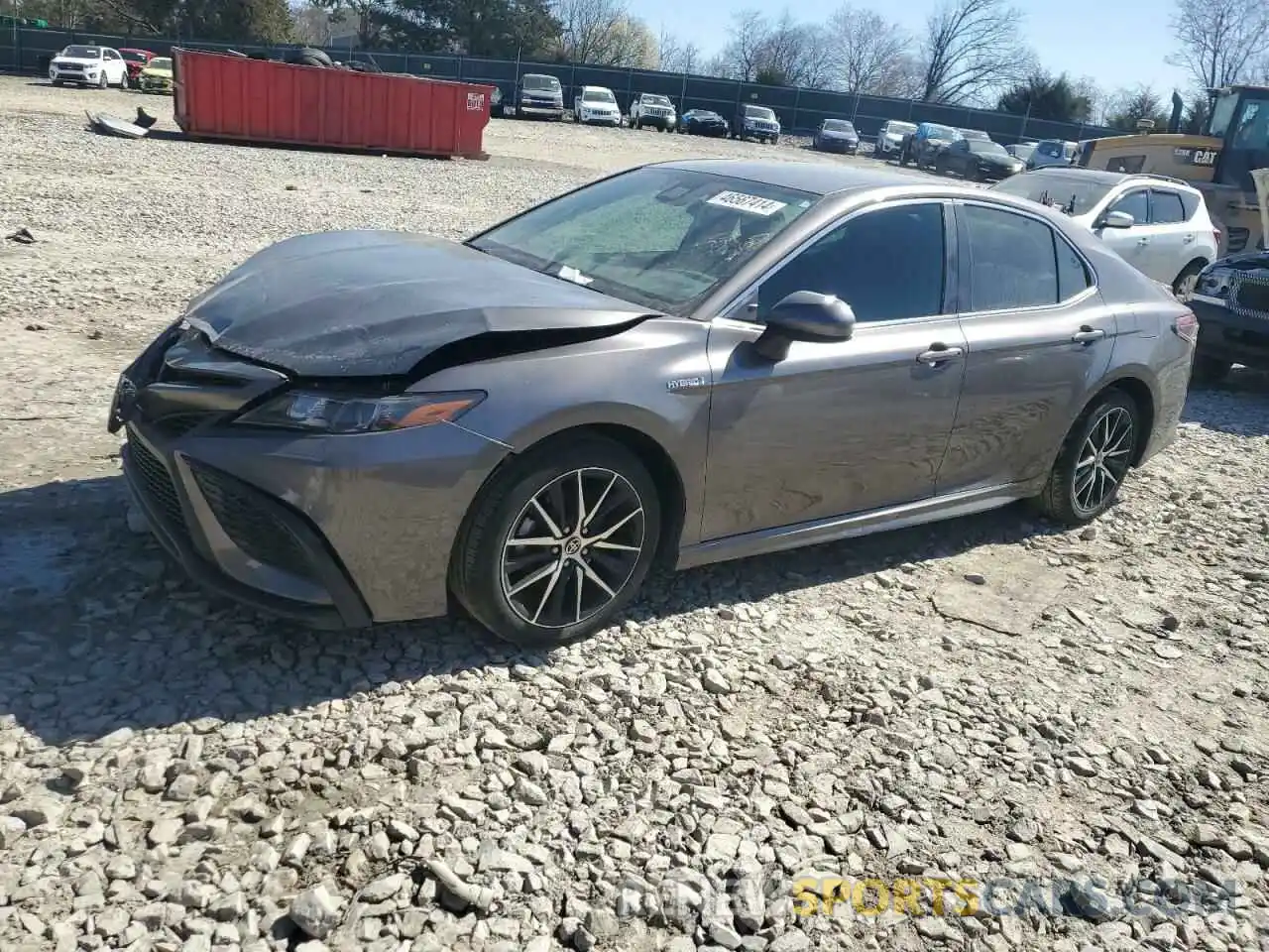 1 Photograph of a damaged car 4T1G31AK6MU031257 TOYOTA CAMRY 2021