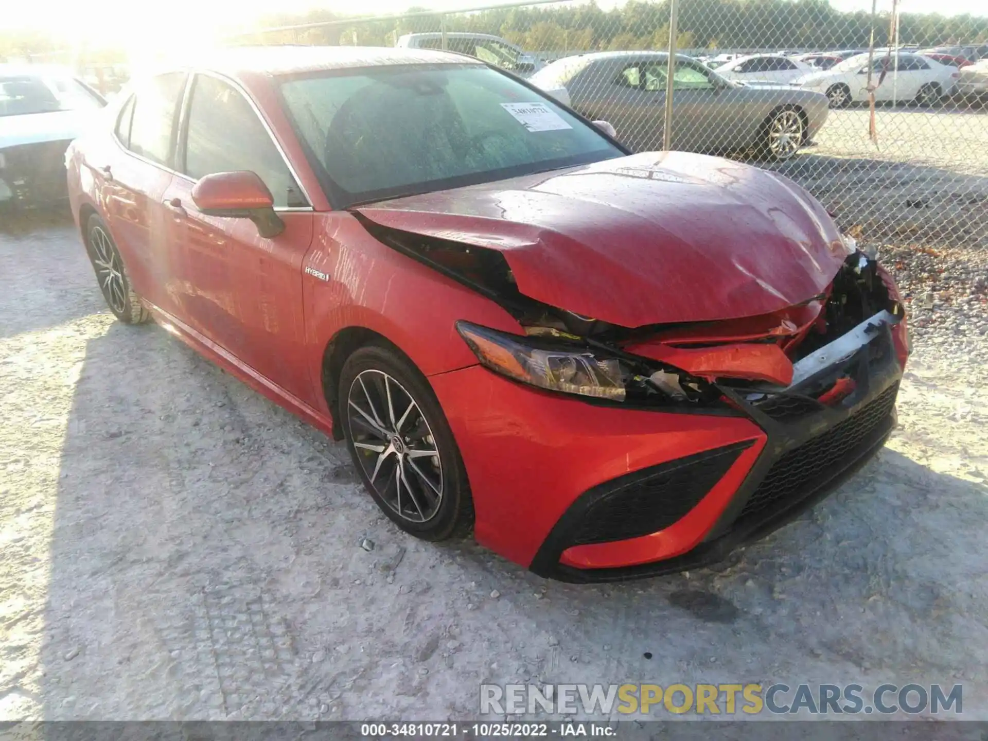 1 Photograph of a damaged car 4T1G31AK6MU031713 TOYOTA CAMRY 2021