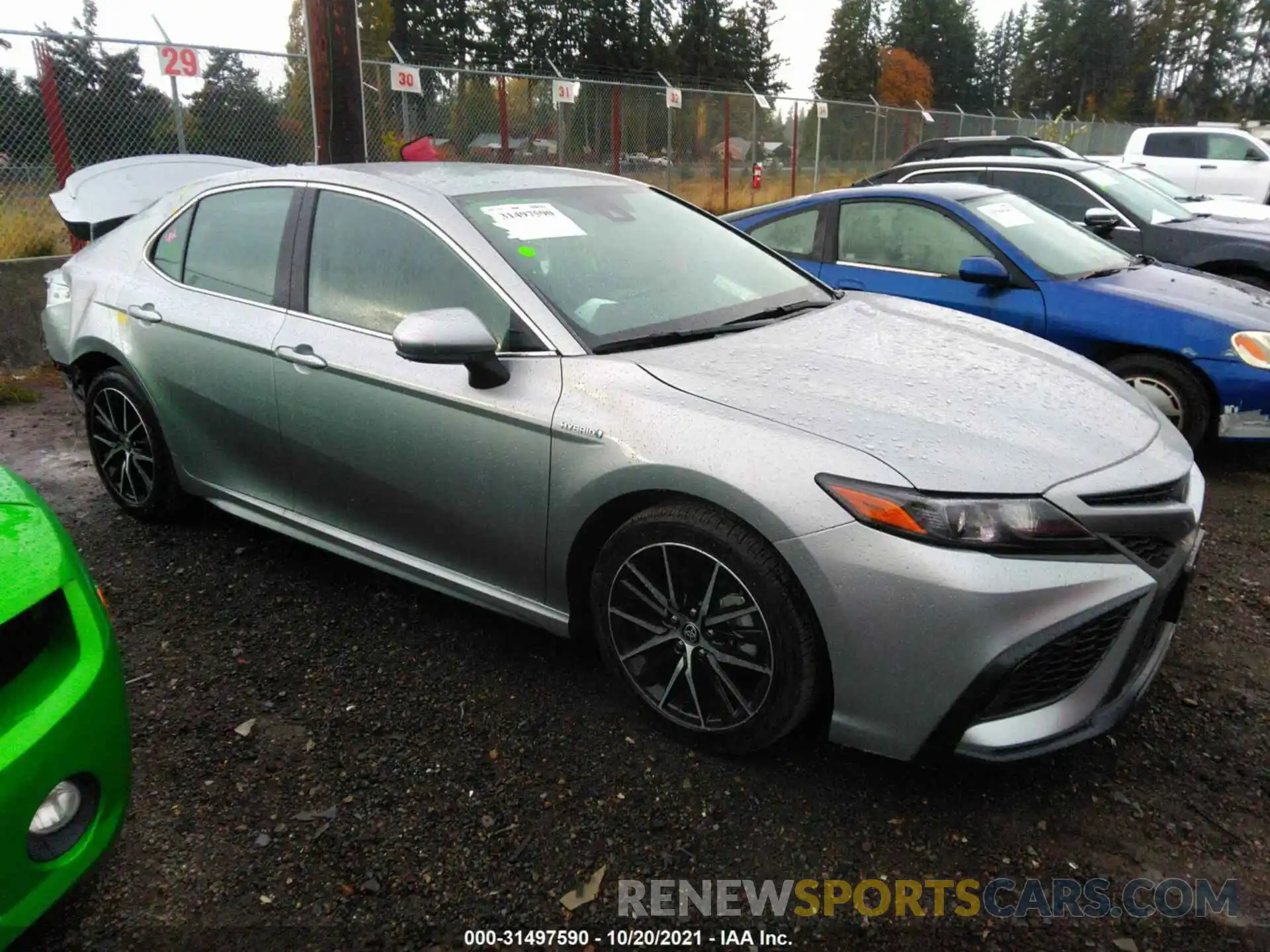 1 Photograph of a damaged car 4T1G31AK6MU554195 TOYOTA CAMRY 2021