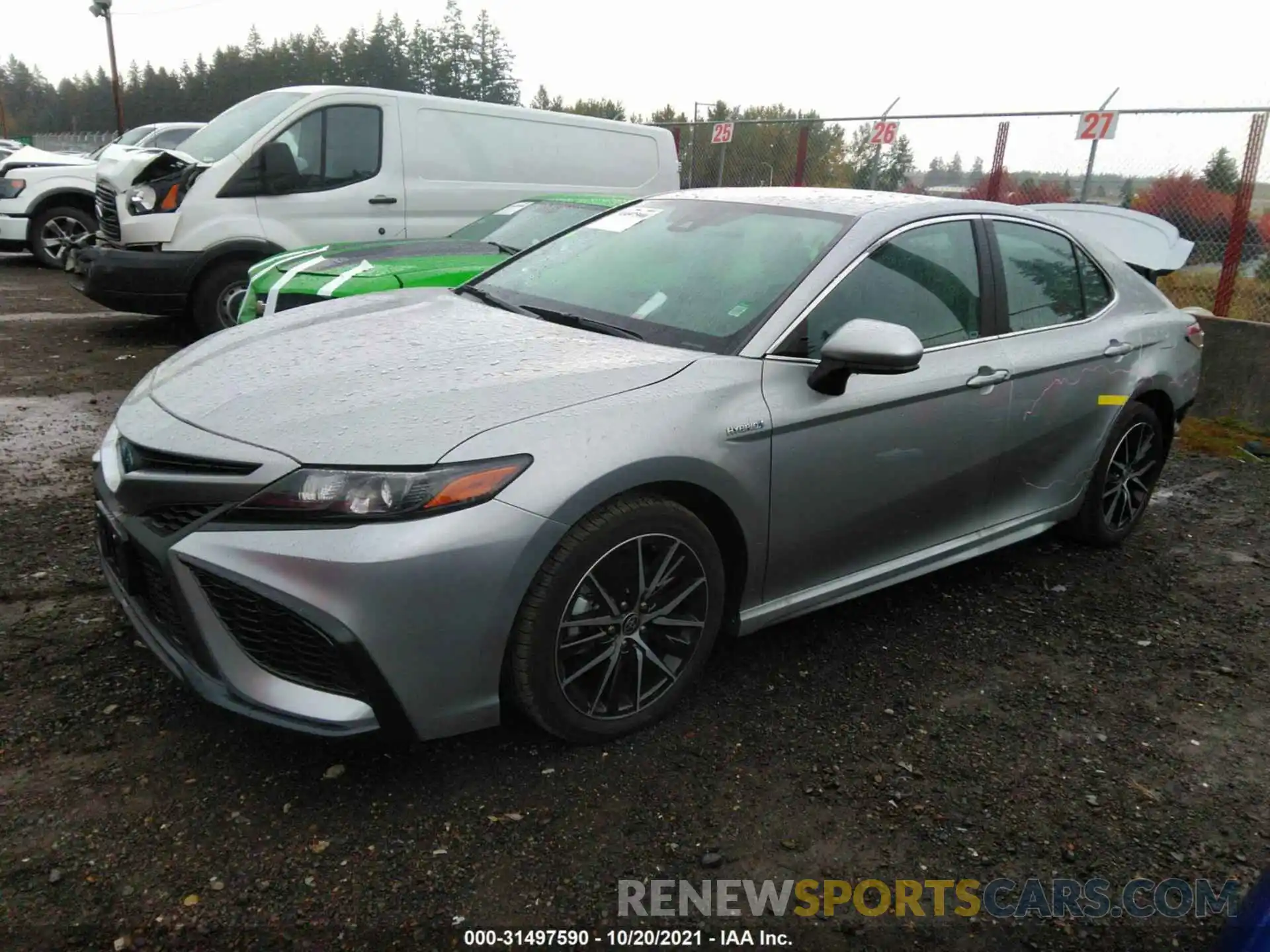 2 Photograph of a damaged car 4T1G31AK6MU554195 TOYOTA CAMRY 2021