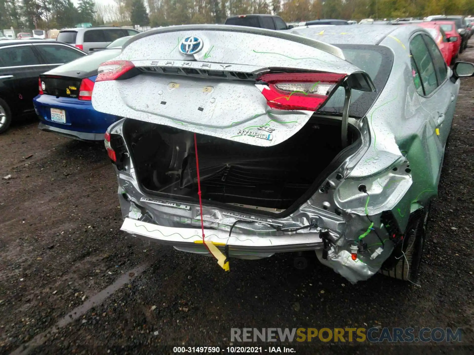 6 Photograph of a damaged car 4T1G31AK6MU554195 TOYOTA CAMRY 2021