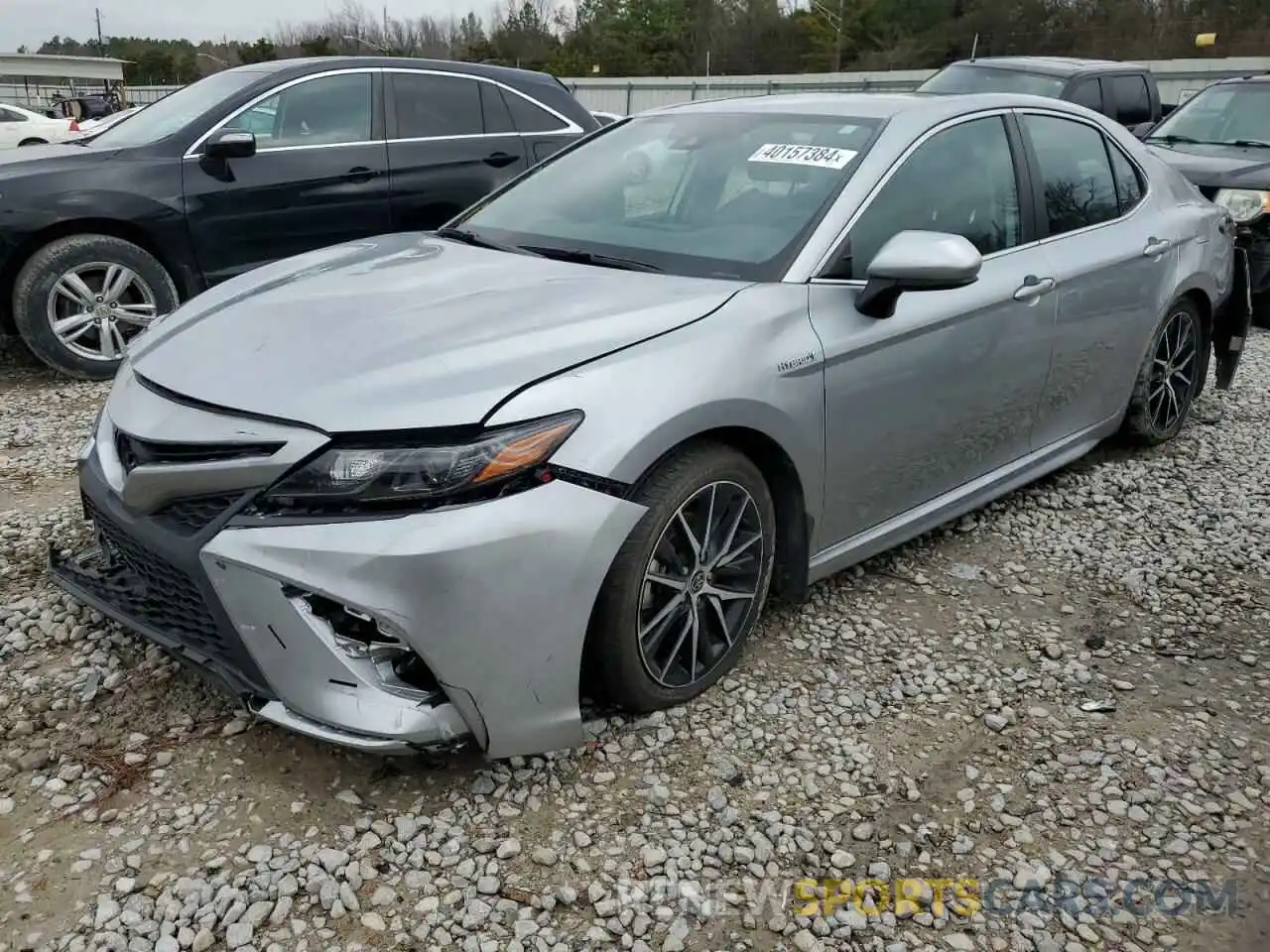 1 Photograph of a damaged car 4T1G31AK6MU569408 TOYOTA CAMRY 2021