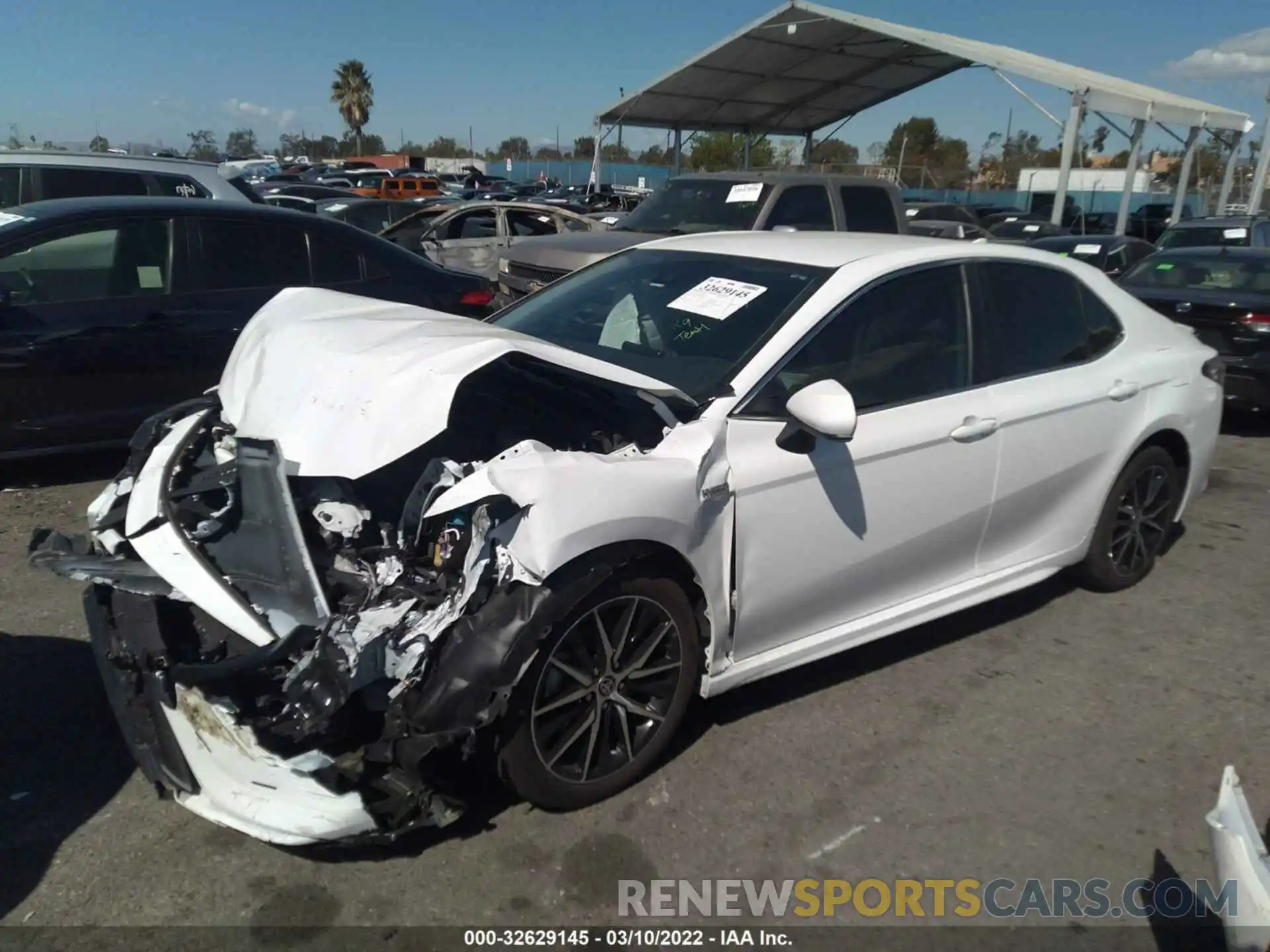 2 Photograph of a damaged car 4T1G31AK7MU023006 TOYOTA CAMRY 2021