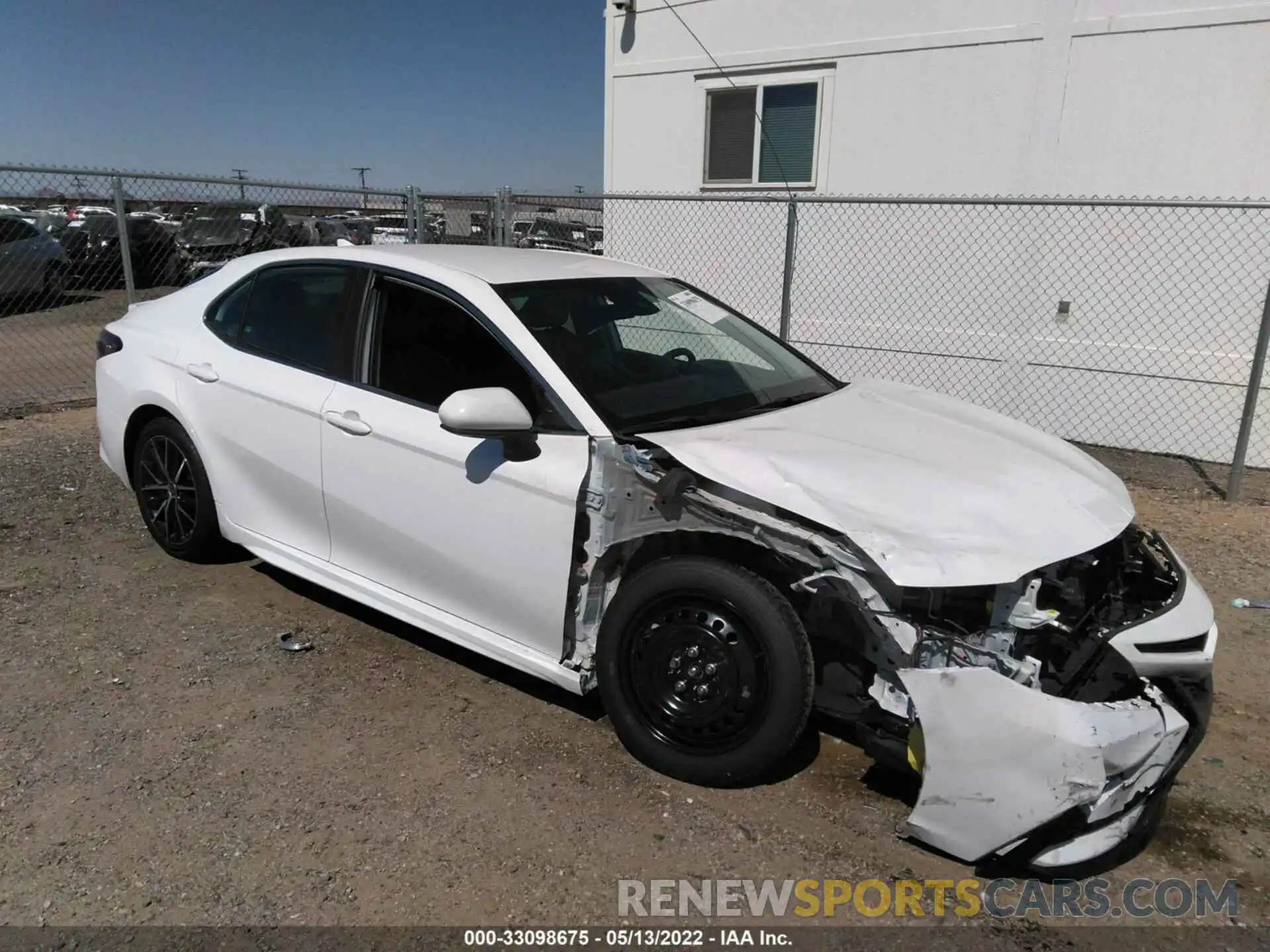 1 Photograph of a damaged car 4T1G31AK7MU552455 TOYOTA CAMRY 2021