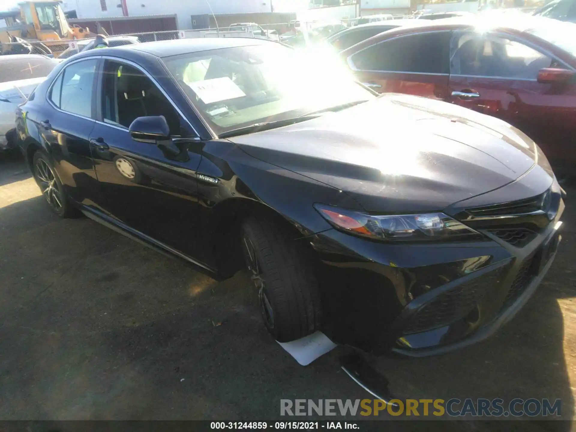 1 Photograph of a damaged car 4T1G31AK7MU557879 TOYOTA CAMRY 2021