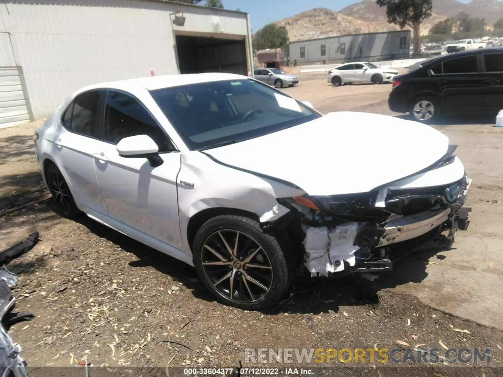 1 Photograph of a damaged car 4T1G31AK7MU558837 TOYOTA CAMRY 2021