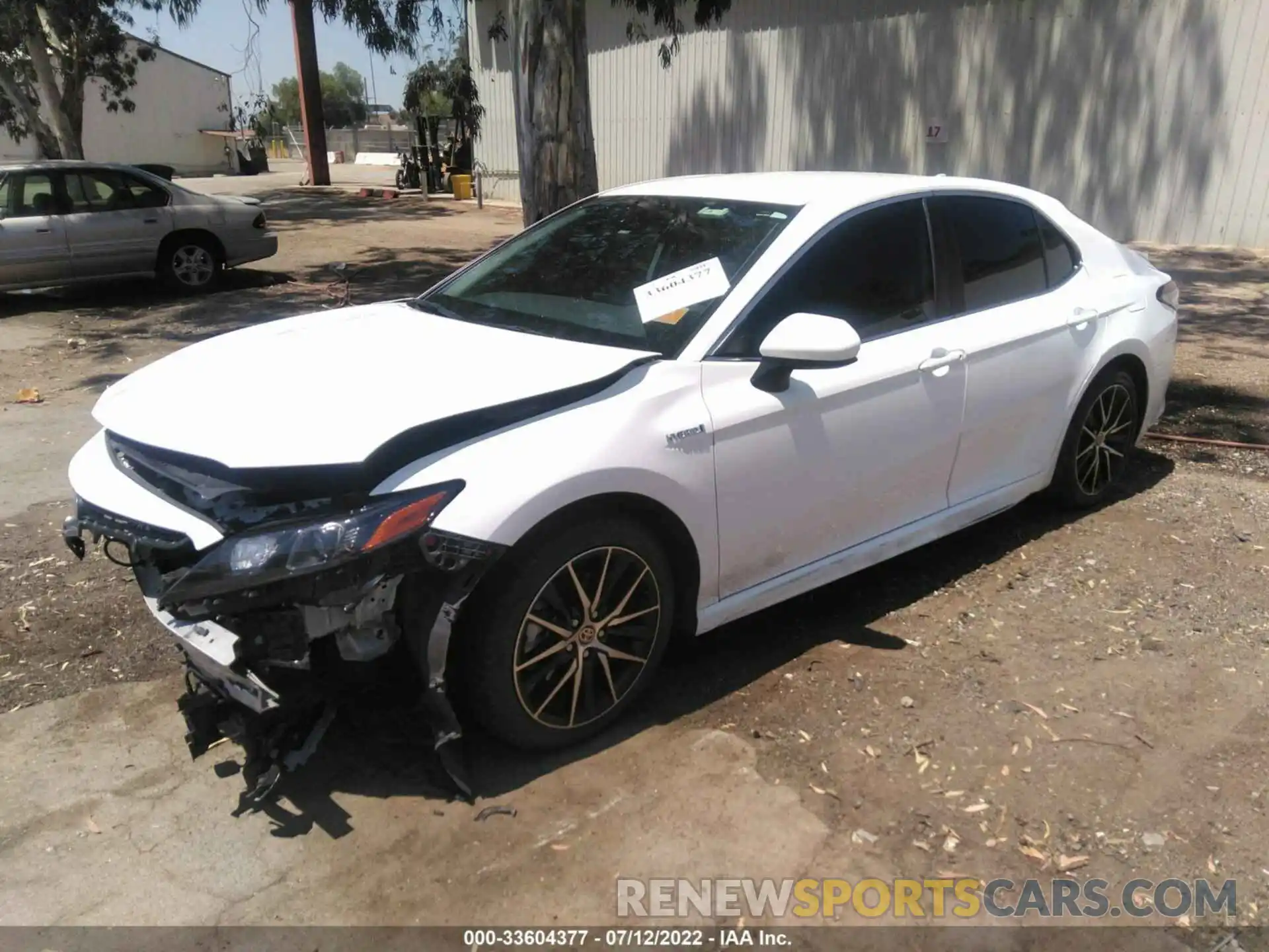 2 Photograph of a damaged car 4T1G31AK7MU558837 TOYOTA CAMRY 2021