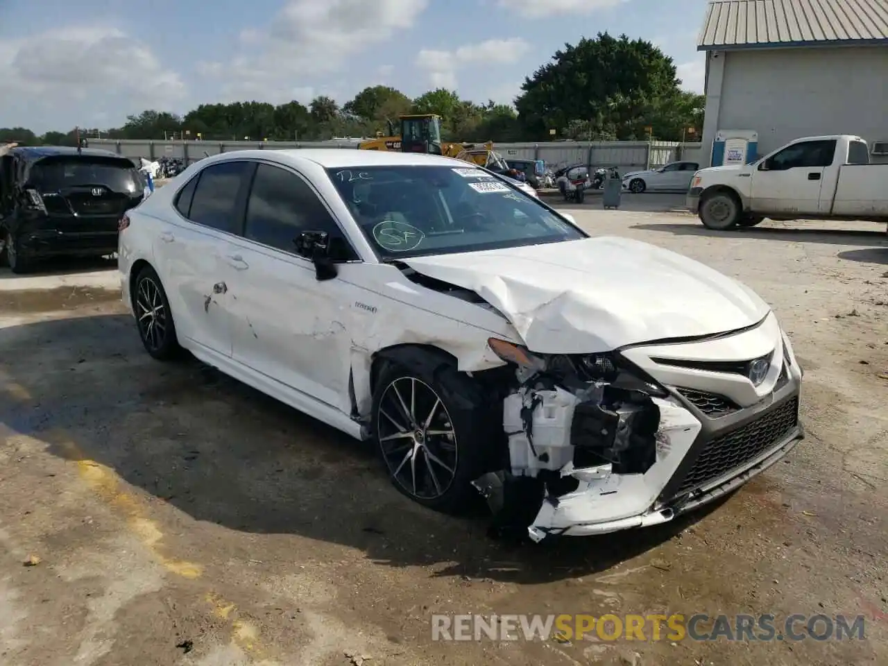 1 Photograph of a damaged car 4T1G31AK7MU563438 TOYOTA CAMRY 2021