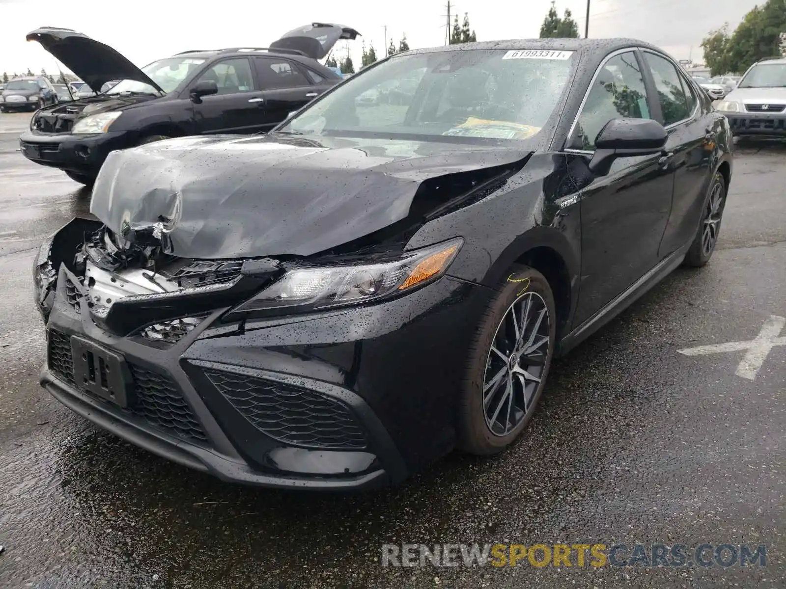 2 Photograph of a damaged car 4T1G31AK8MU027890 TOYOTA CAMRY 2021