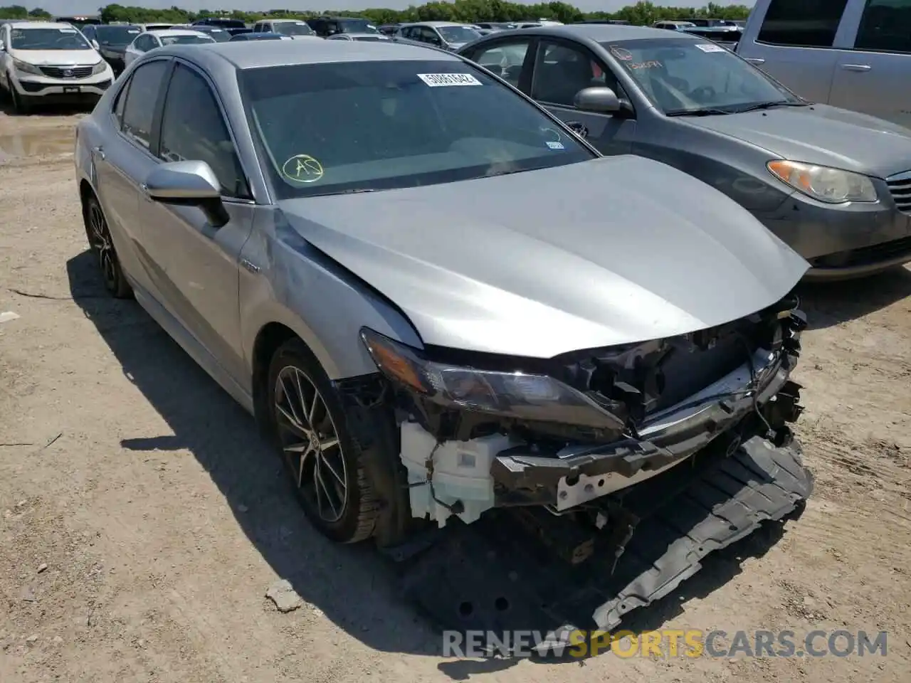 1 Photograph of a damaged car 4T1G31AK8MU029655 TOYOTA CAMRY 2021