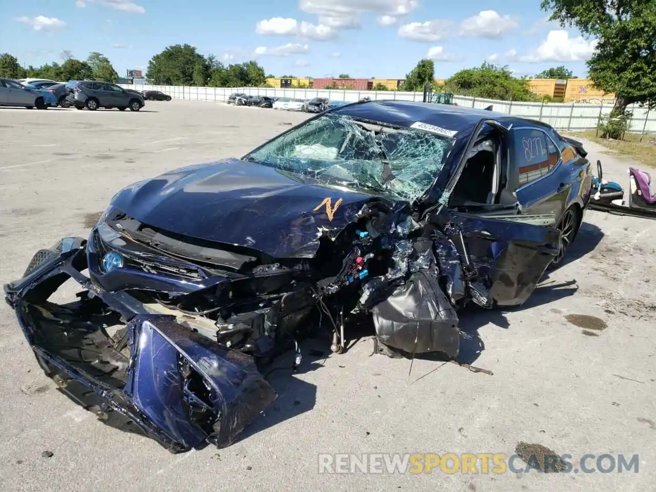 2 Photograph of a damaged car 4T1G31AK8MU560323 TOYOTA CAMRY 2021