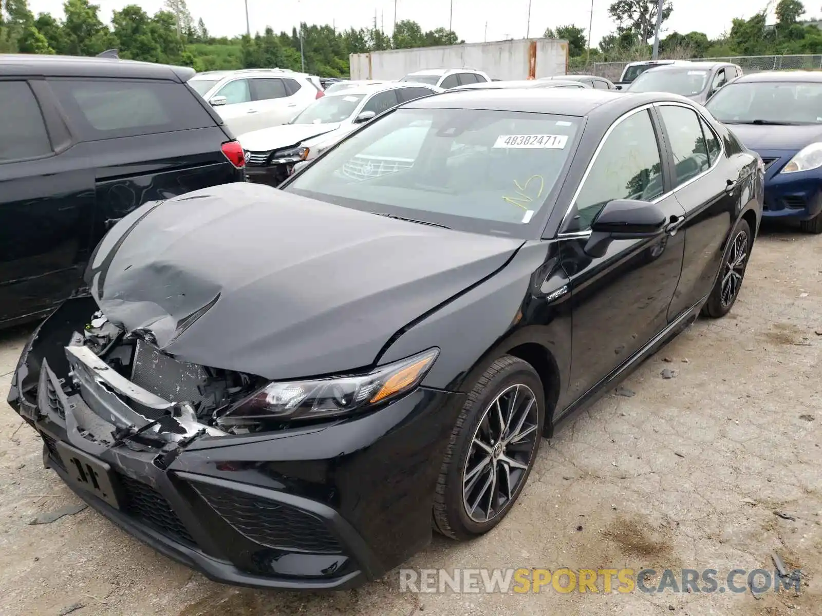 2 Photograph of a damaged car 4T1G31AK9MU020432 TOYOTA CAMRY 2021