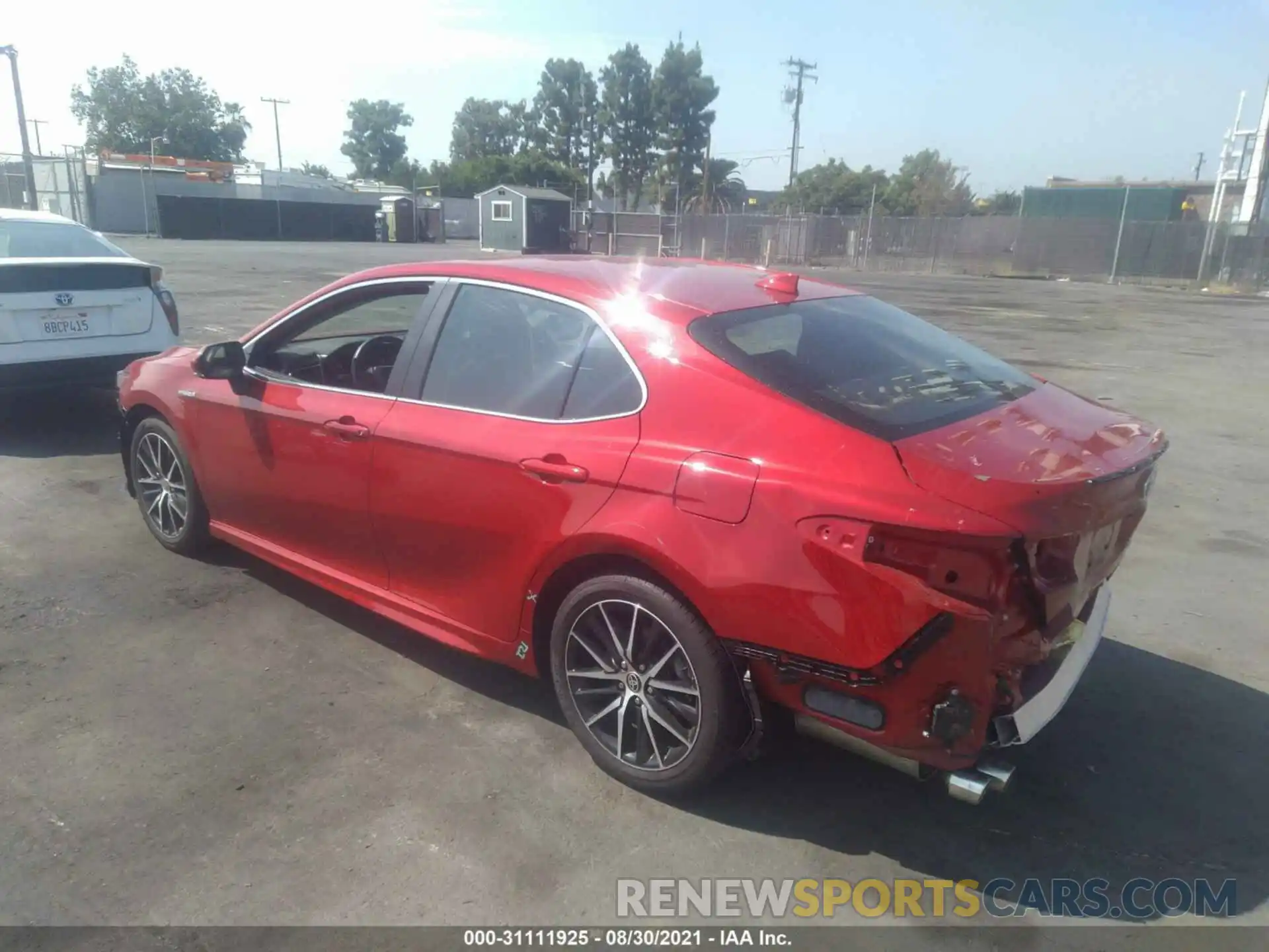 3 Photograph of a damaged car 4T1G31AK9MU020785 TOYOTA CAMRY 2021