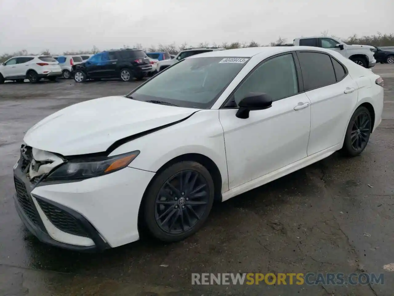 1 Photograph of a damaged car 4T1G31AK9MU021810 TOYOTA CAMRY 2021