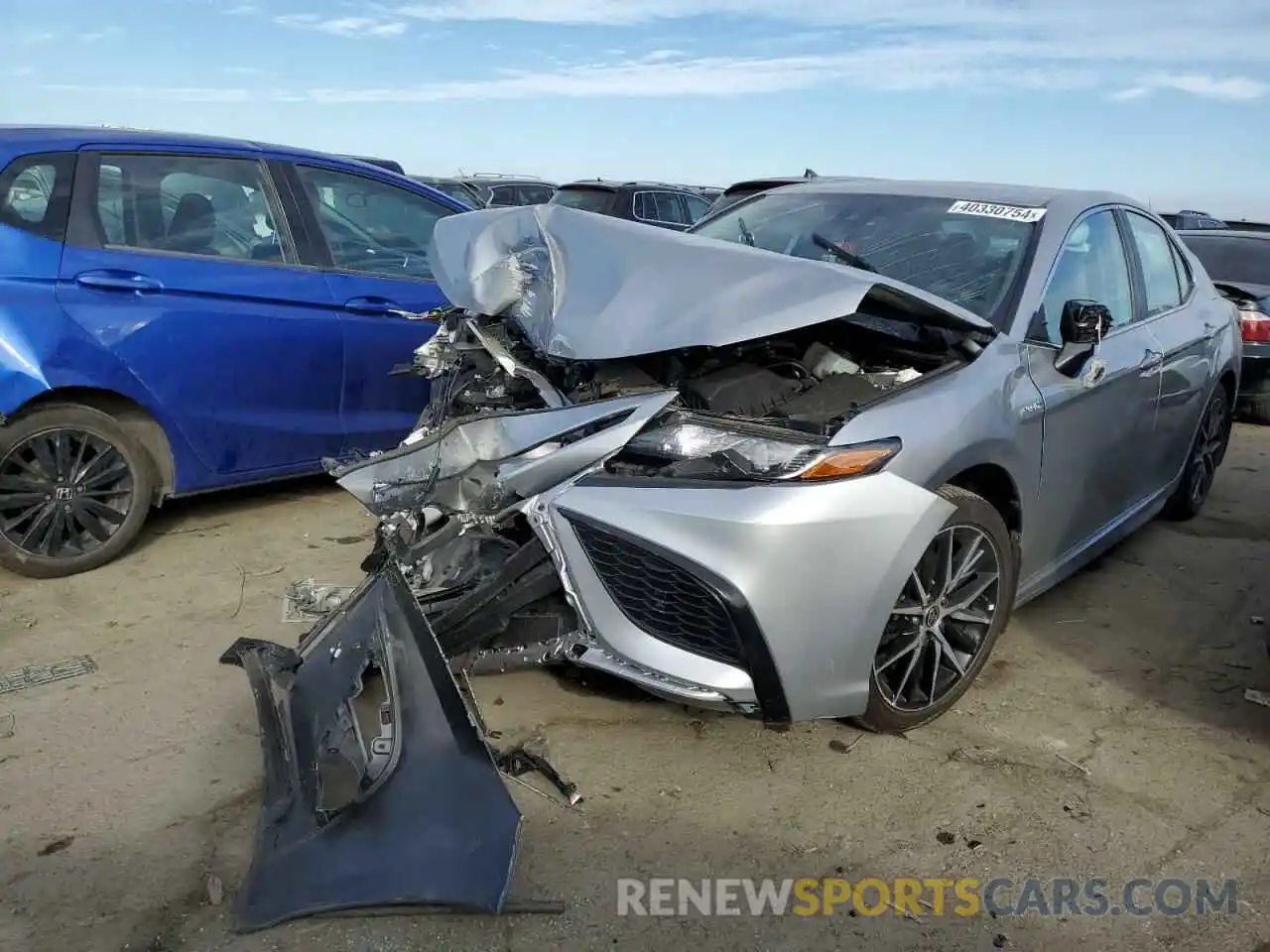 1 Photograph of a damaged car 4T1G31AK9MU025694 TOYOTA CAMRY 2021