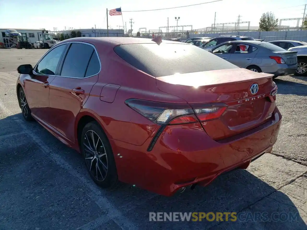 3 Photograph of a damaged car 4T1G31AK9MU028224 TOYOTA CAMRY 2021