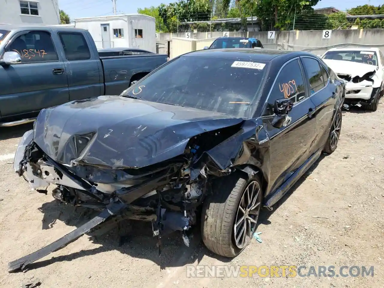 2 Photograph of a damaged car 4T1G31AK9MU031317 TOYOTA CAMRY 2021