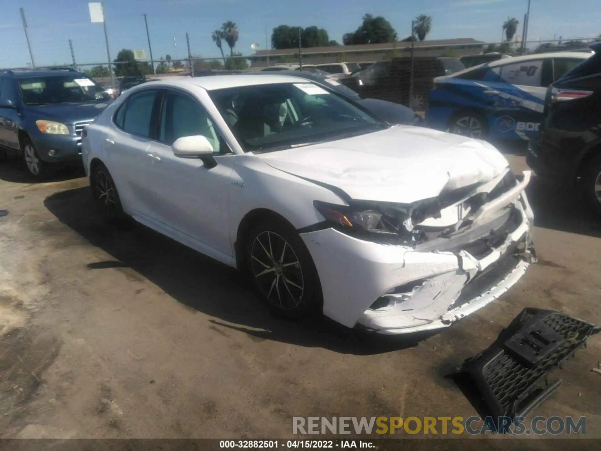 1 Photograph of a damaged car 4T1G31AK9MU031320 TOYOTA CAMRY 2021