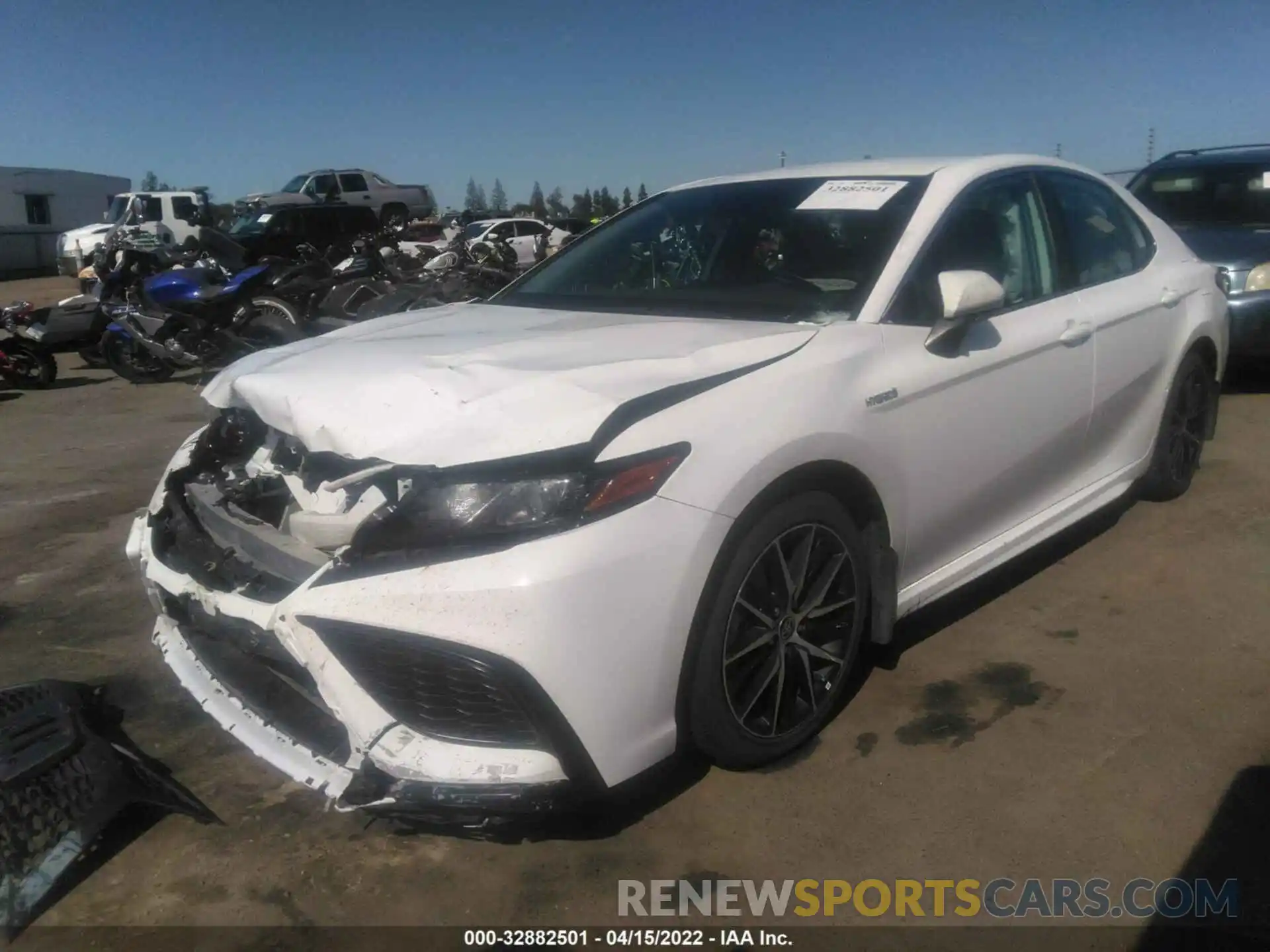 2 Photograph of a damaged car 4T1G31AK9MU031320 TOYOTA CAMRY 2021