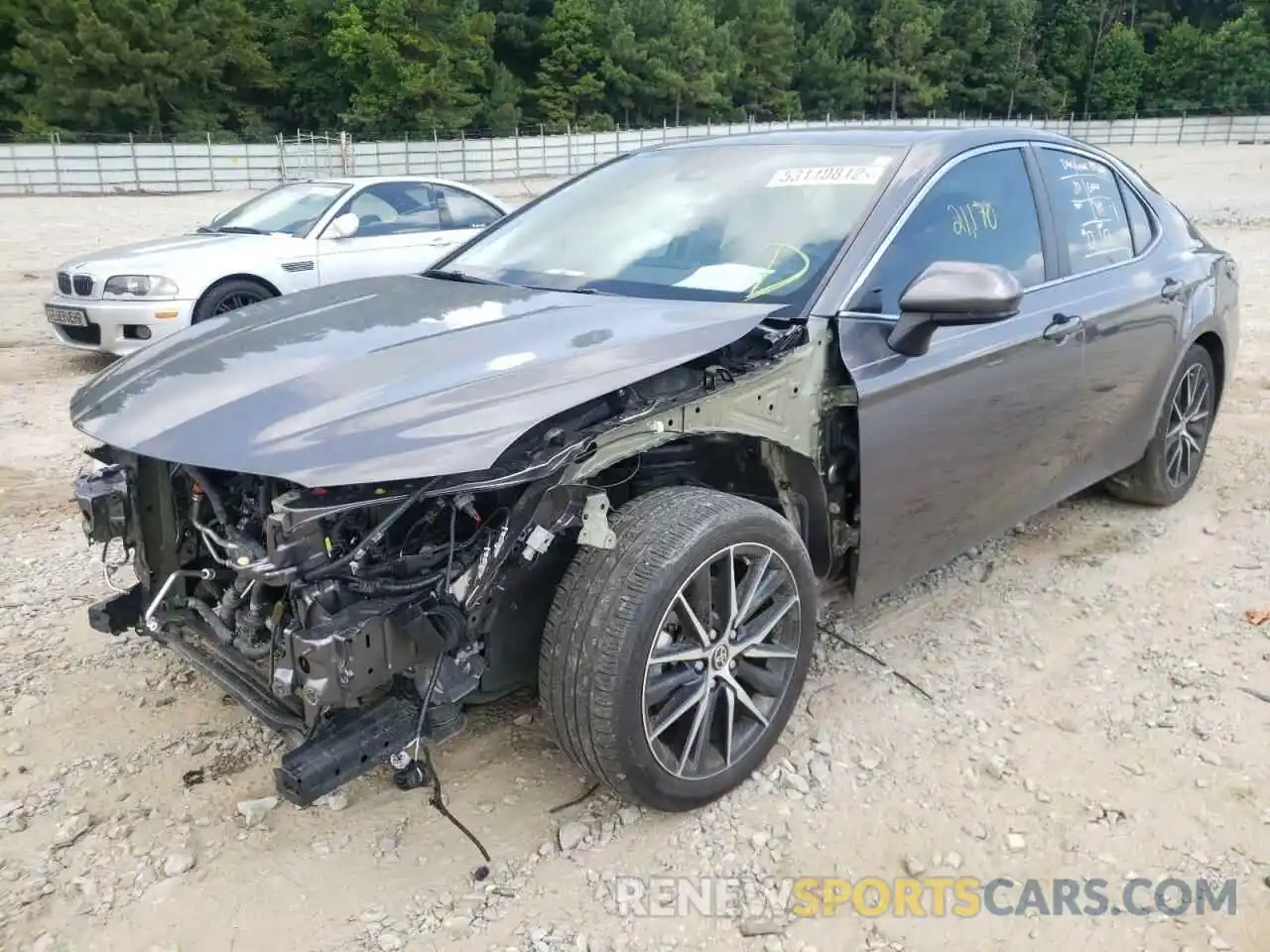 2 Photograph of a damaged car 4T1G31AK9MU551095 TOYOTA CAMRY 2021