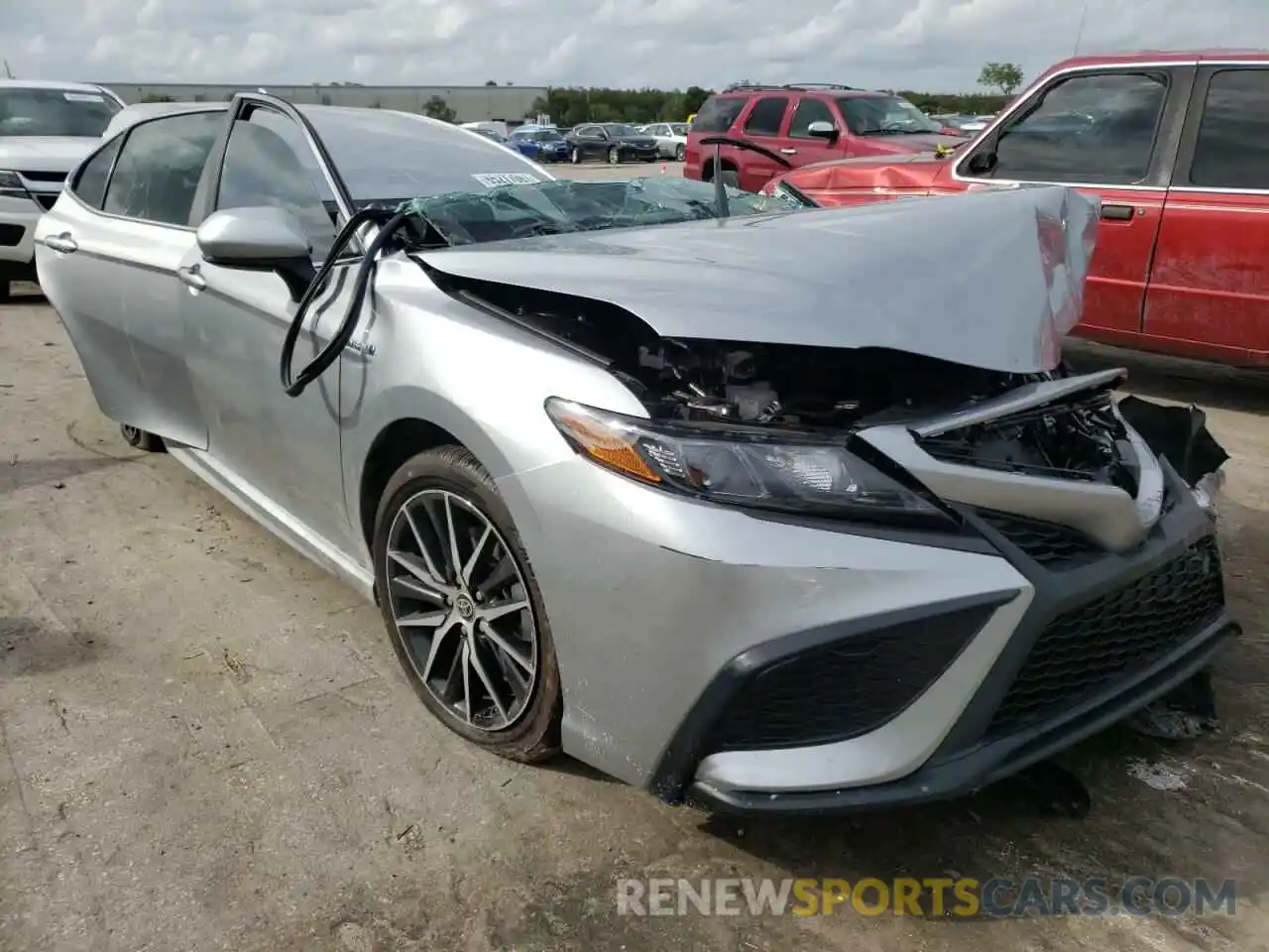 1 Photograph of a damaged car 4T1G31AK9MU554370 TOYOTA CAMRY 2021