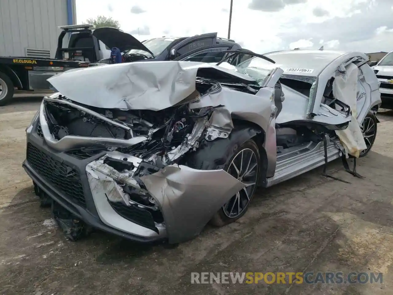 2 Photograph of a damaged car 4T1G31AK9MU554370 TOYOTA CAMRY 2021