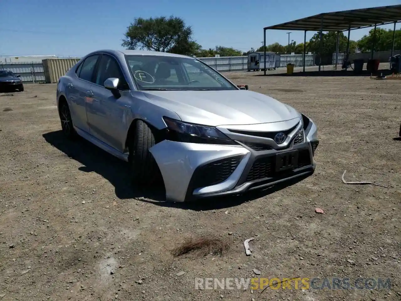 1 Photograph of a damaged car 4T1G31AK9MU558192 TOYOTA CAMRY 2021