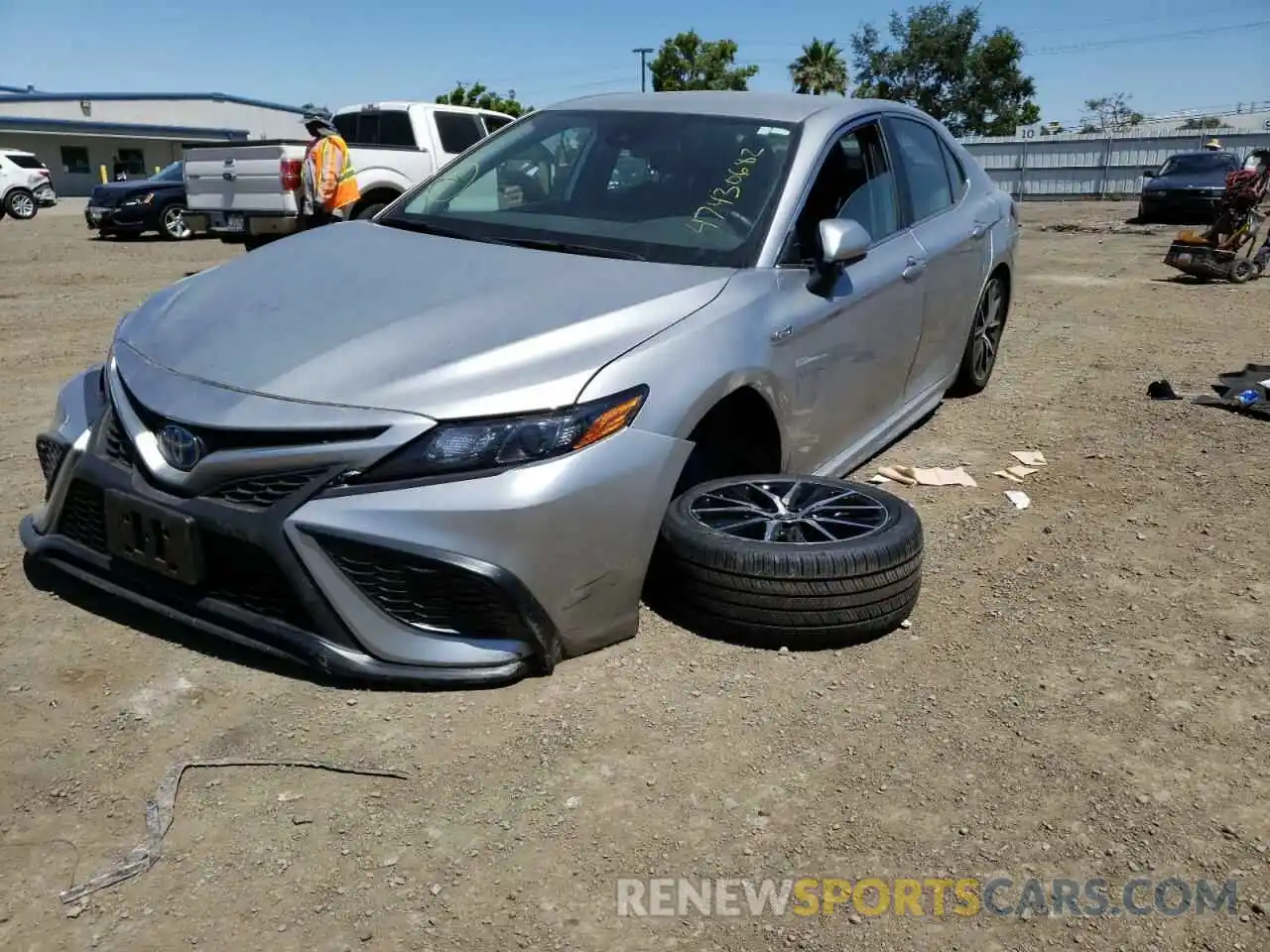 2 Photograph of a damaged car 4T1G31AK9MU558192 TOYOTA CAMRY 2021