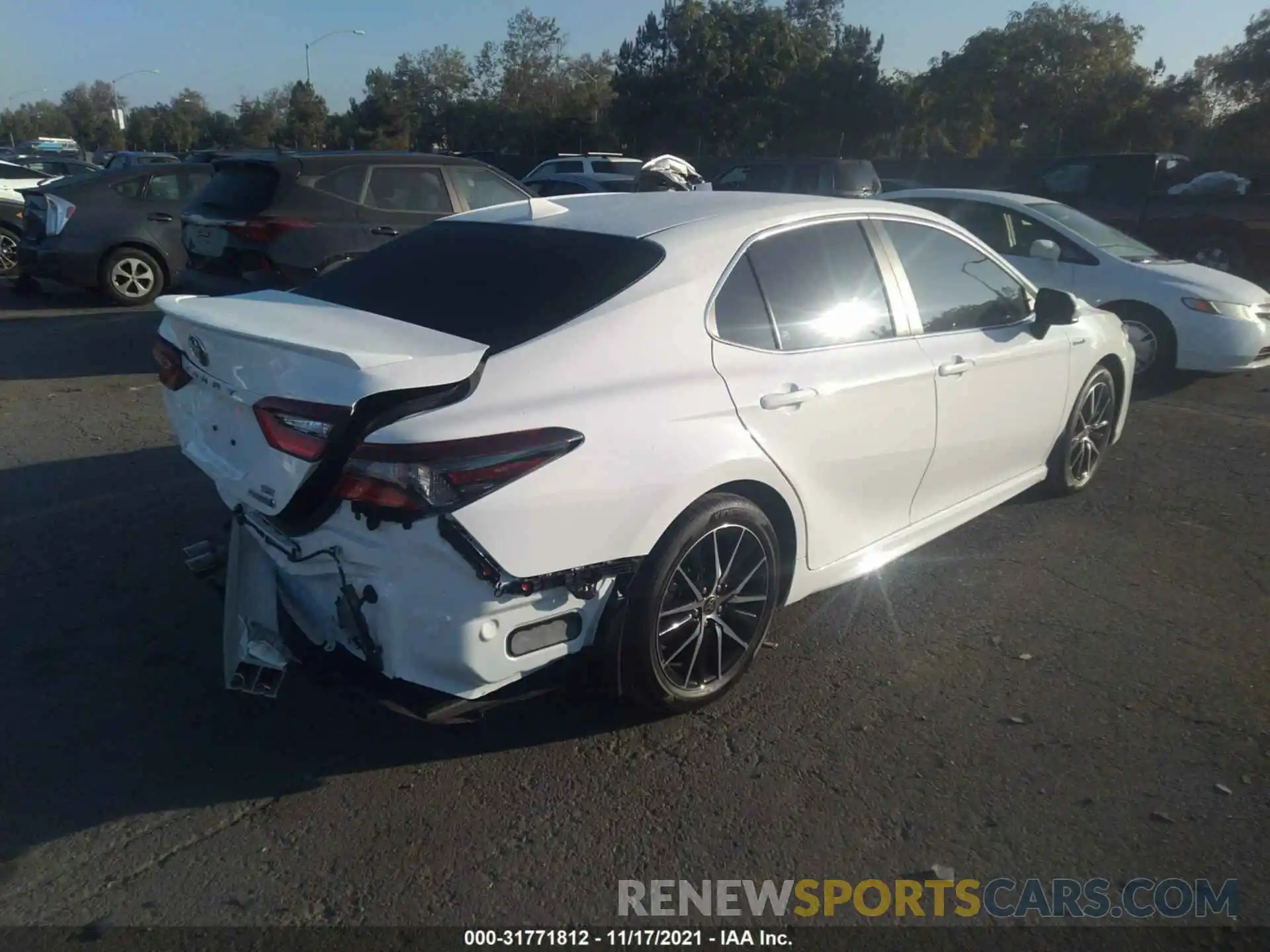 4 Photograph of a damaged car 4T1G31AK9MU562601 TOYOTA CAMRY 2021