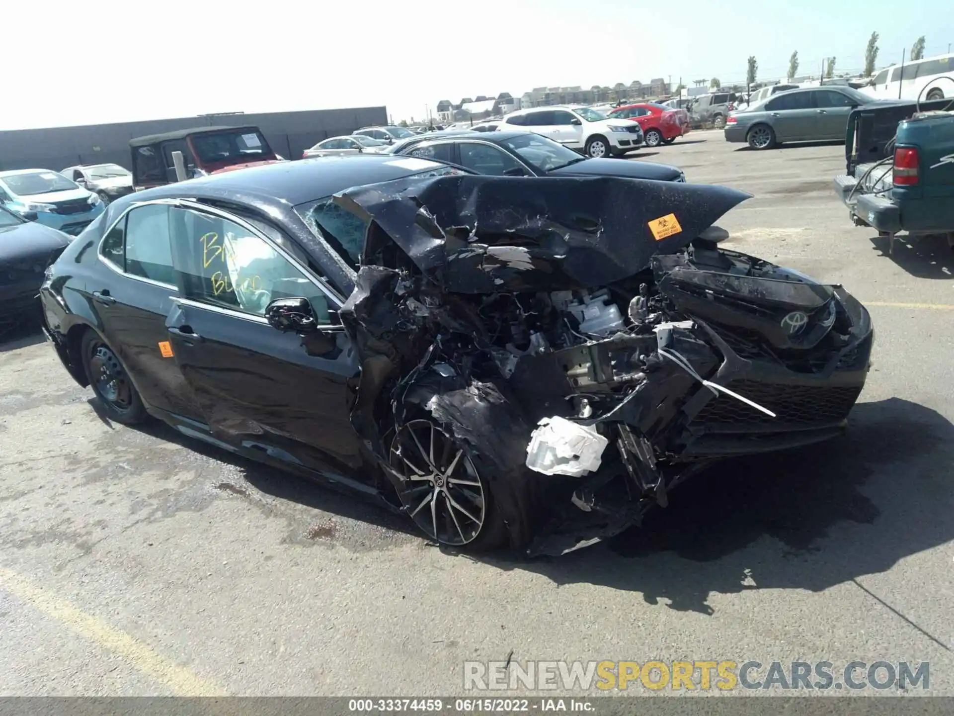 1 Photograph of a damaged car 4T1G31AK9MU565451 TOYOTA CAMRY 2021