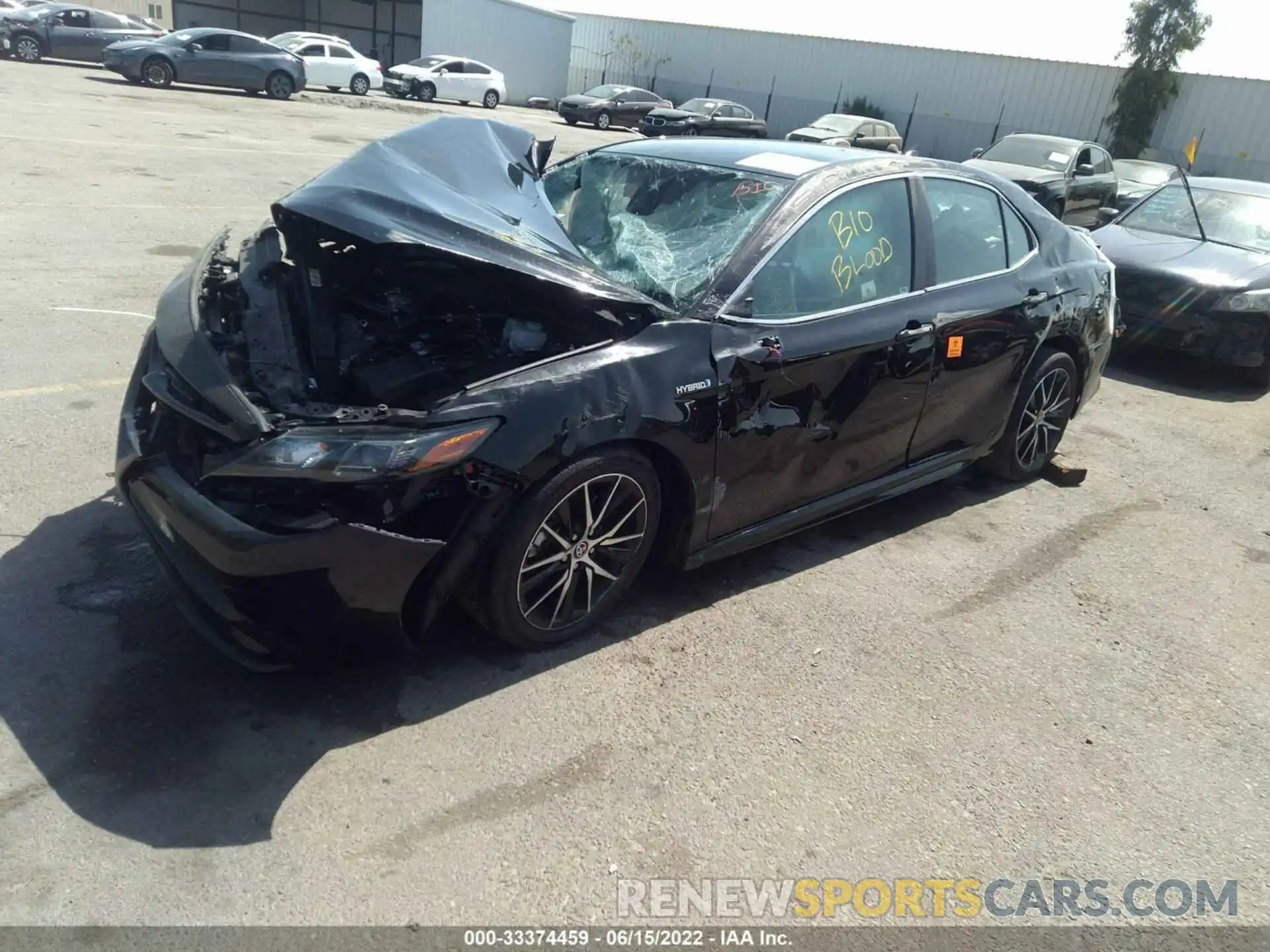 2 Photograph of a damaged car 4T1G31AK9MU565451 TOYOTA CAMRY 2021