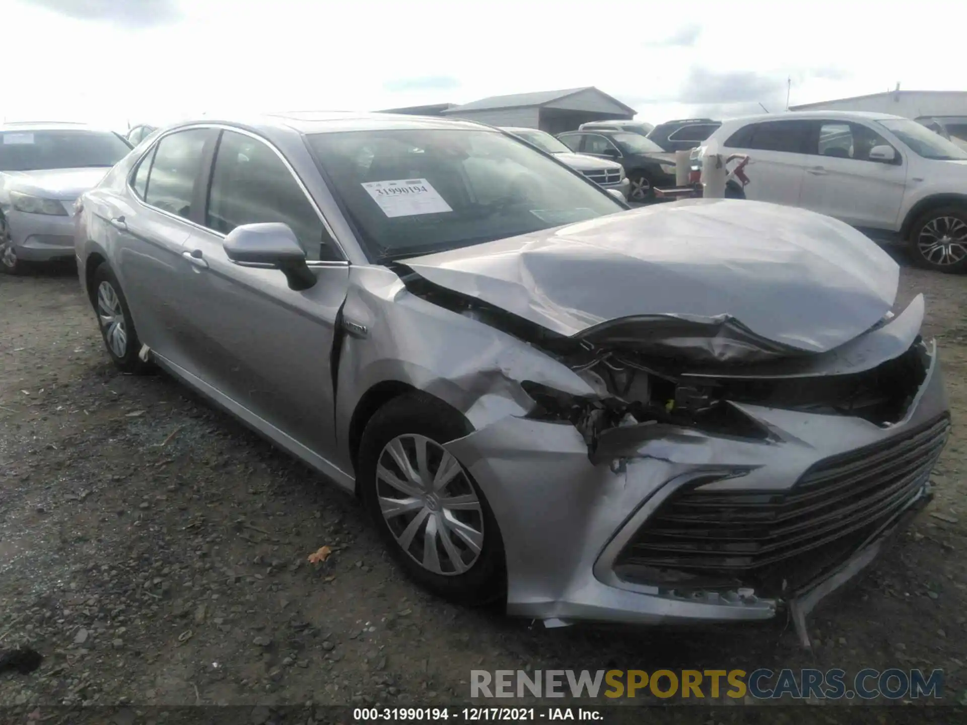 1 Photograph of a damaged car 4T1H31AK1MU027749 TOYOTA CAMRY 2021