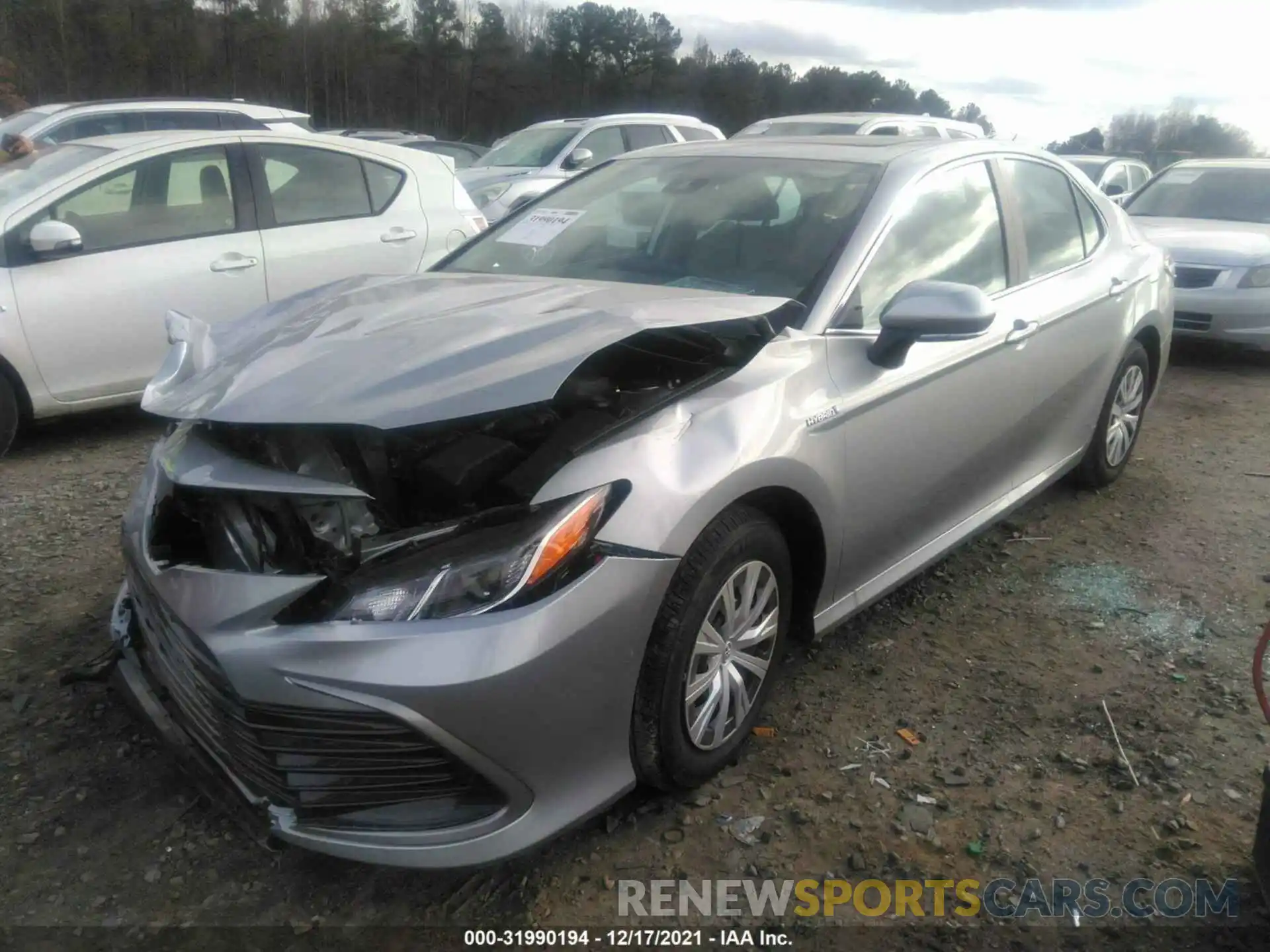 2 Photograph of a damaged car 4T1H31AK1MU027749 TOYOTA CAMRY 2021